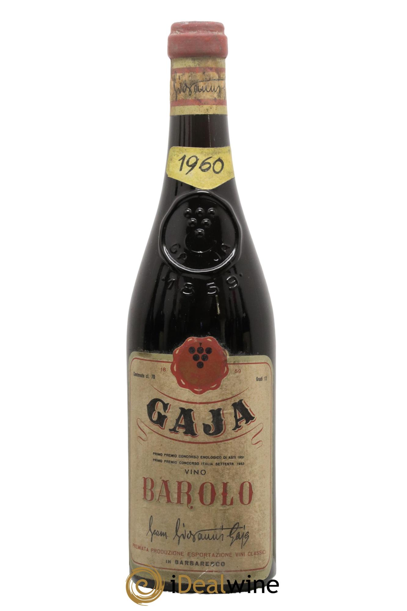 Barolo DOCG Gaja 1960 - Lot of 1 bottle - 0