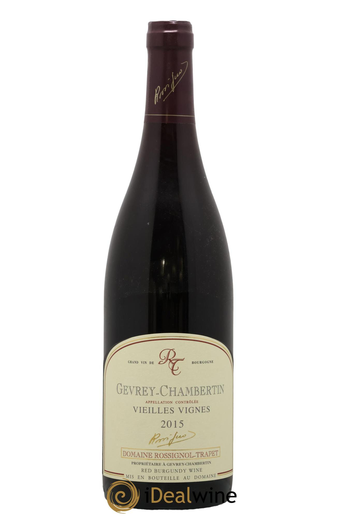 Gevrey-Chambertin Vieilles vignes Rossignol-Trapet (Domaine) 2015 - Lot de 1 bouteille - 0