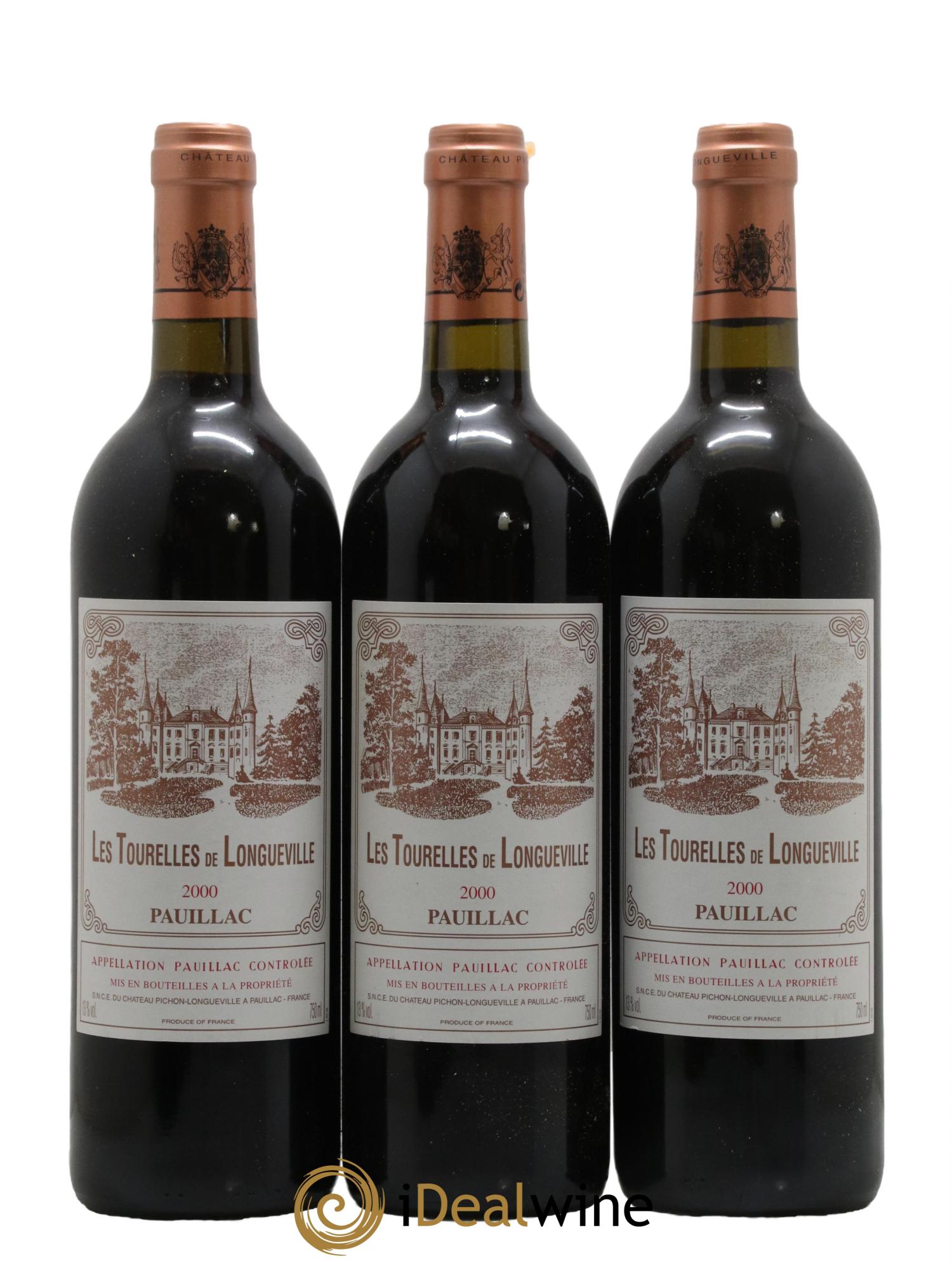 Les Tourelles de Longueville Second Vin 2000 - Lot de 6 bouteilles - 1
