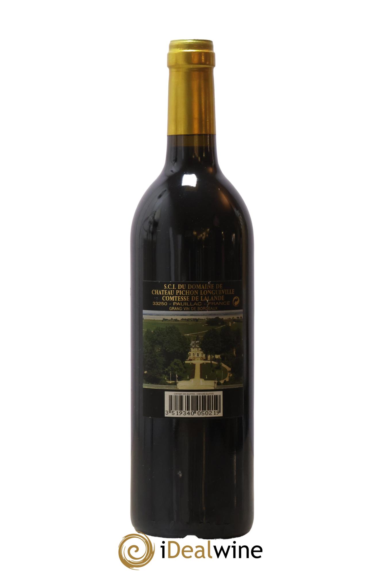 Château Pichon Longueville Comtesse de Lalande 2ème Grand Cru Classé 2005 - Lot de 1 bouteille - 1