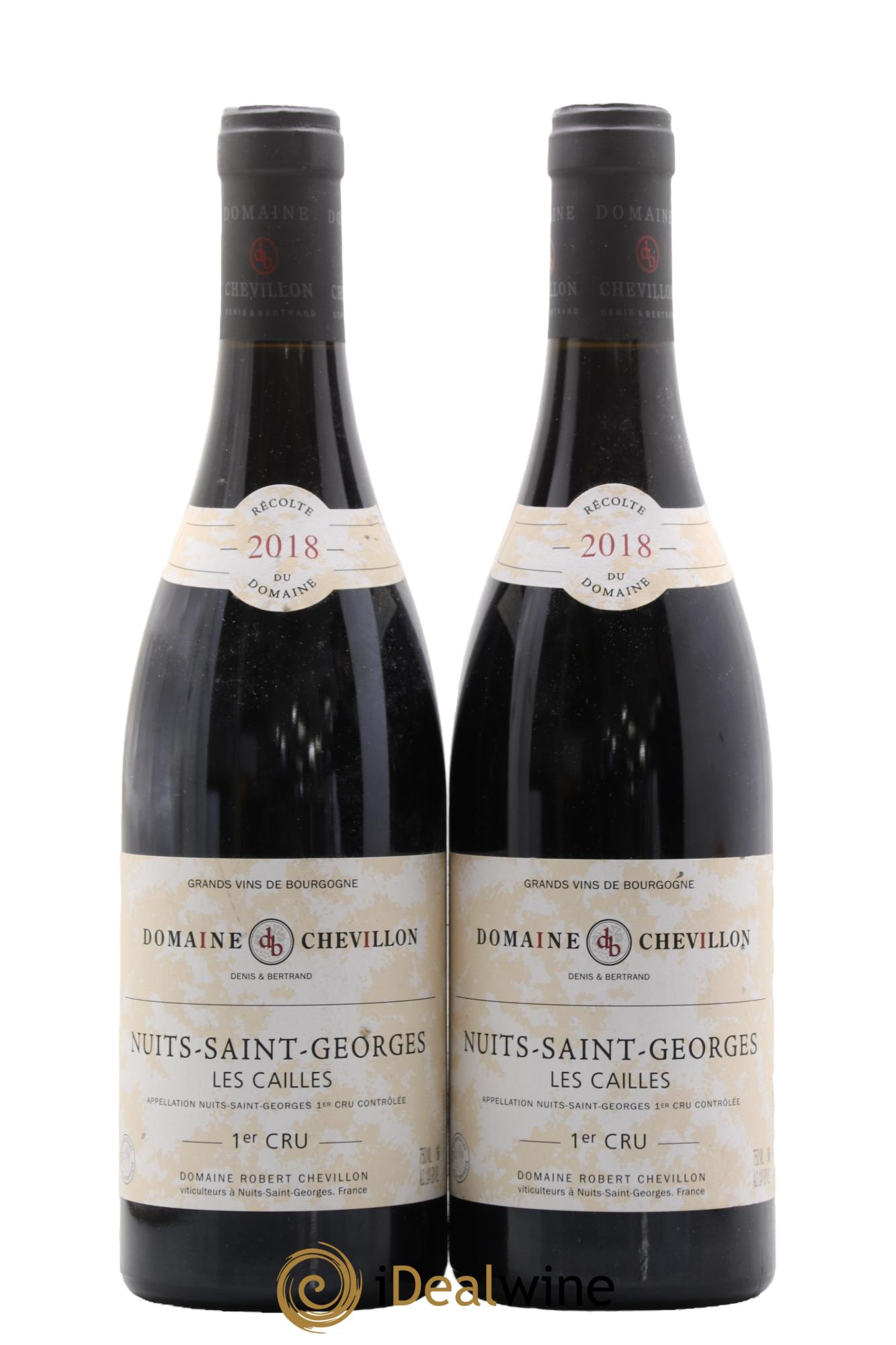 Nuits-Saint-Georges 1er Cru Les Cailles Robert Chevillon 2018 - Lot de 2 bouteilles - 0