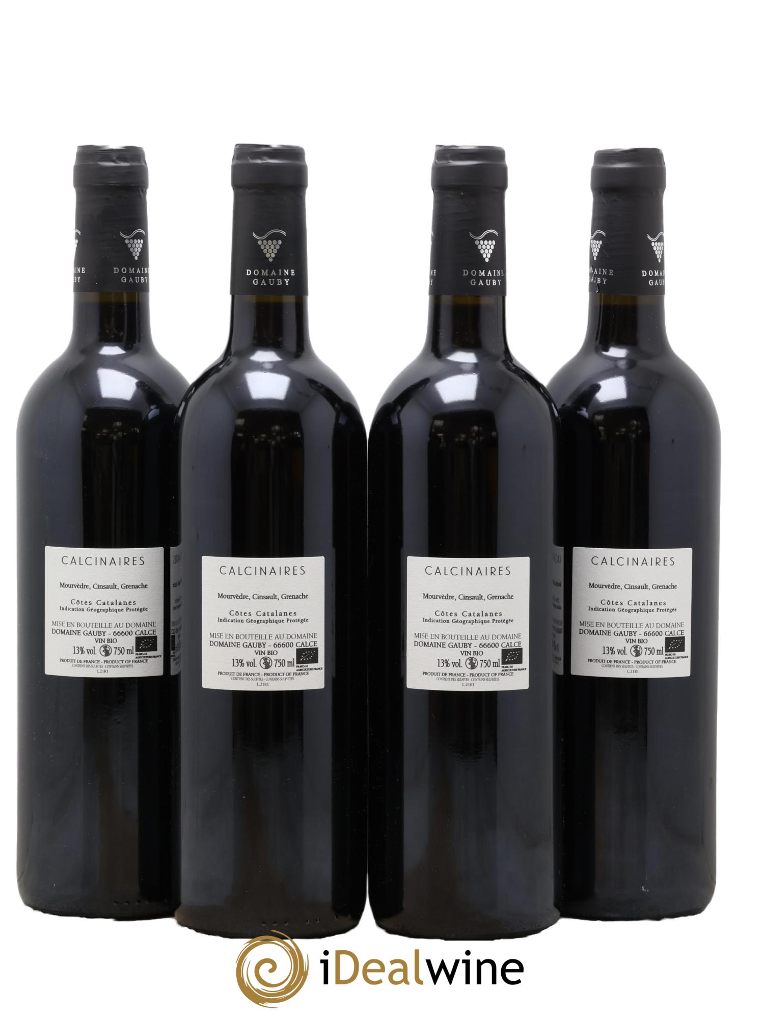 IGP Côtes Catalanes Les Calcinaires Gauby (Domaine) 2021 - Lot de 4 bouteilles - 1