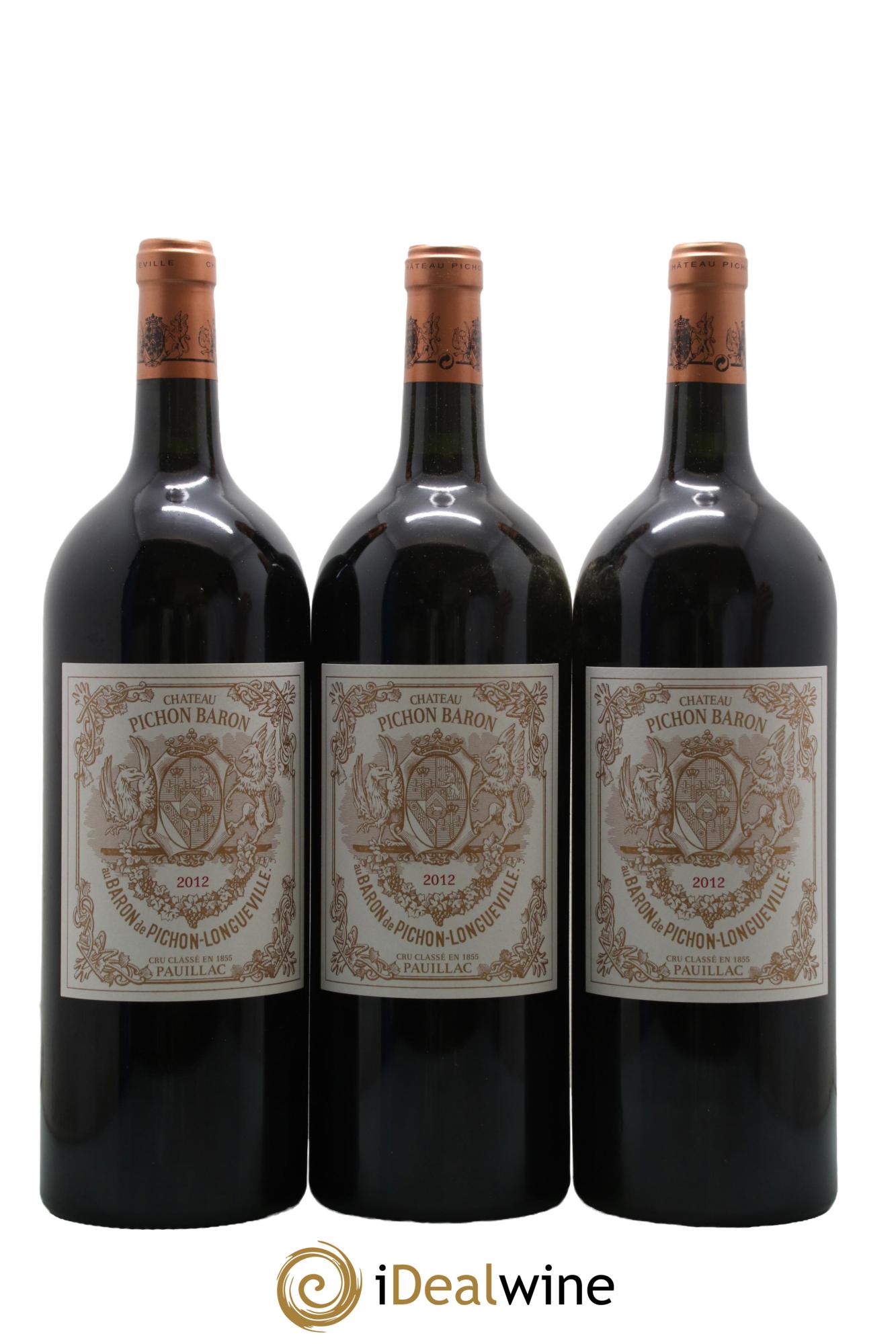 Pichon Longueville Baron 2ème Grand Cru Classé 2012 - Lot de 6 magnums - 1