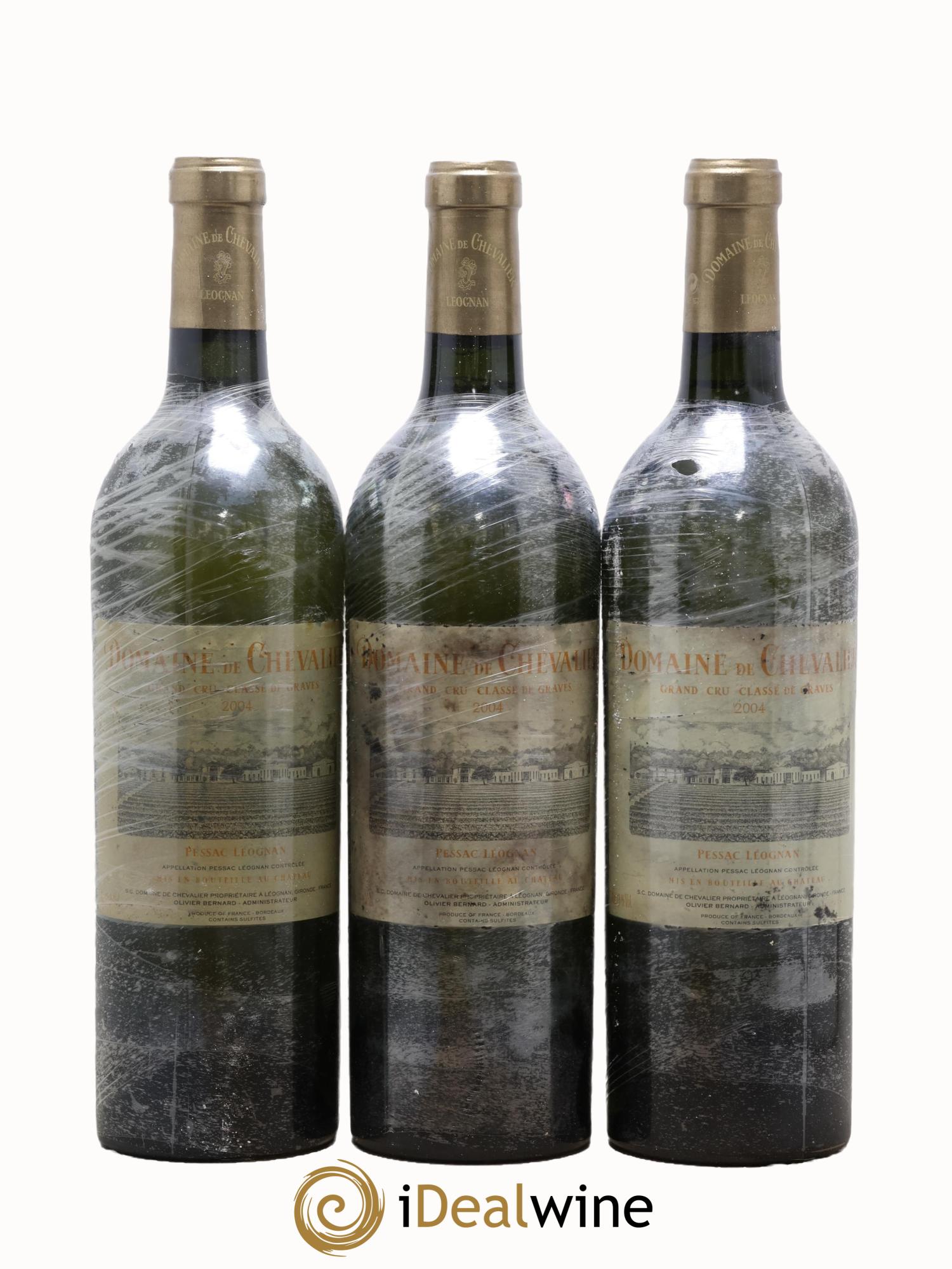 Domaine de Chevalier Cru Classé de Graves 2004 - Posten von 3 Flaschen - 0