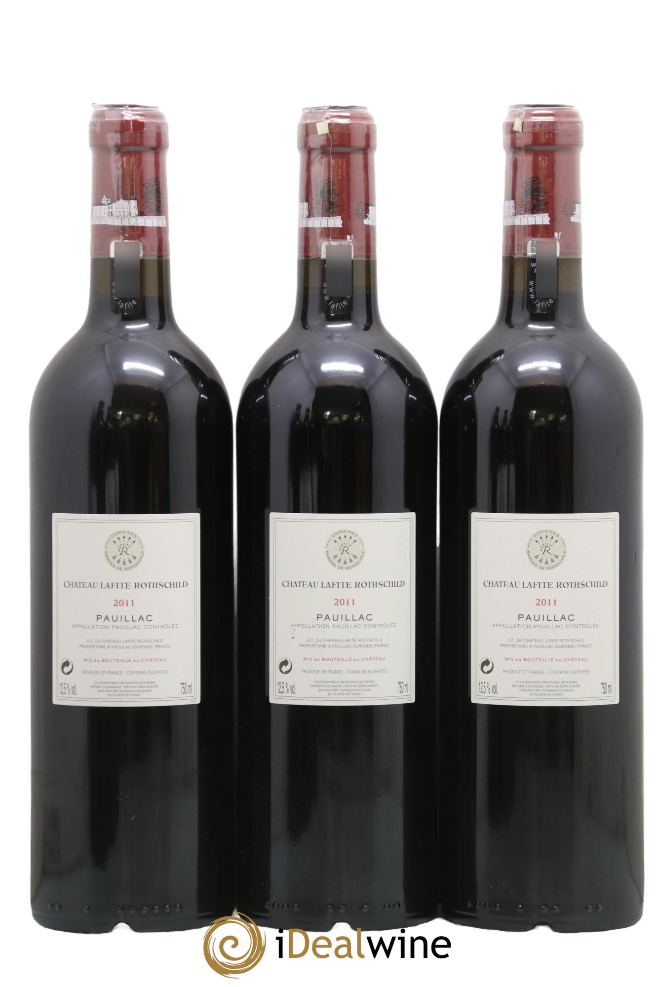 Château Lafite Rothschild 1er Grand Cru Classé 2011 - Lot de 6 bouteilles - 2