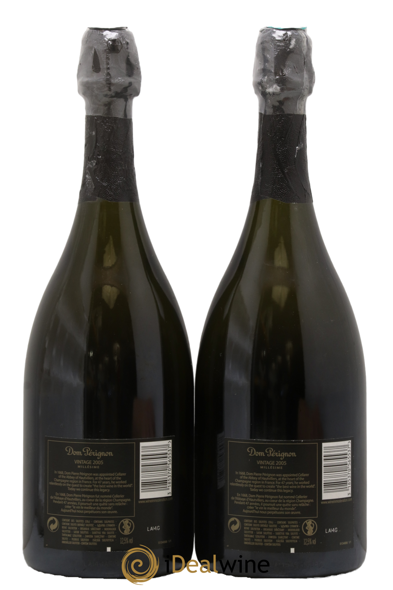 Brut Dom Pérignon 2005 - Lot de 2 bouteilles - 1