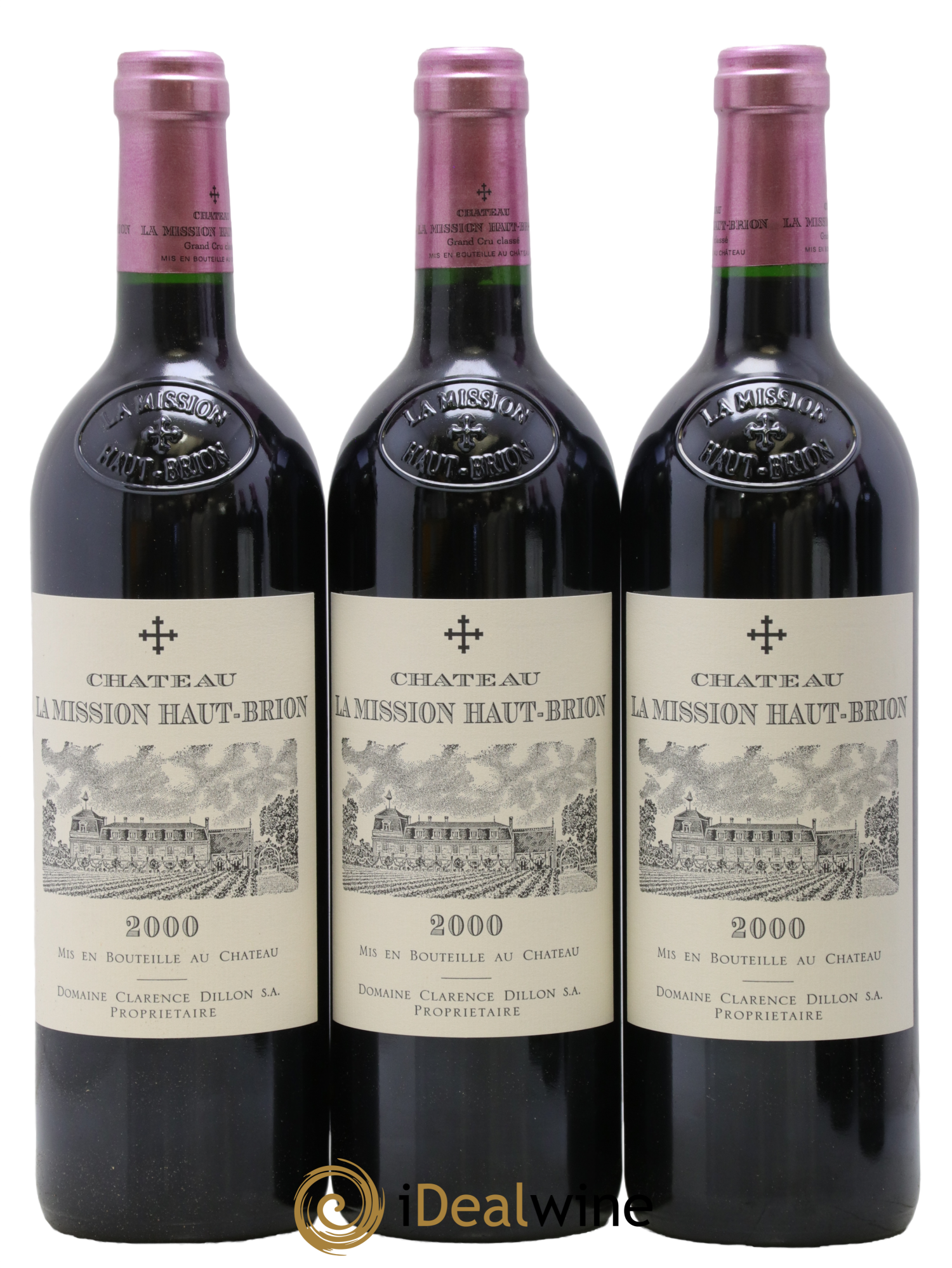 Château la Mission Haut-Brion Cru Classé de Graves 2000 - Lot of 6 bottles - 1