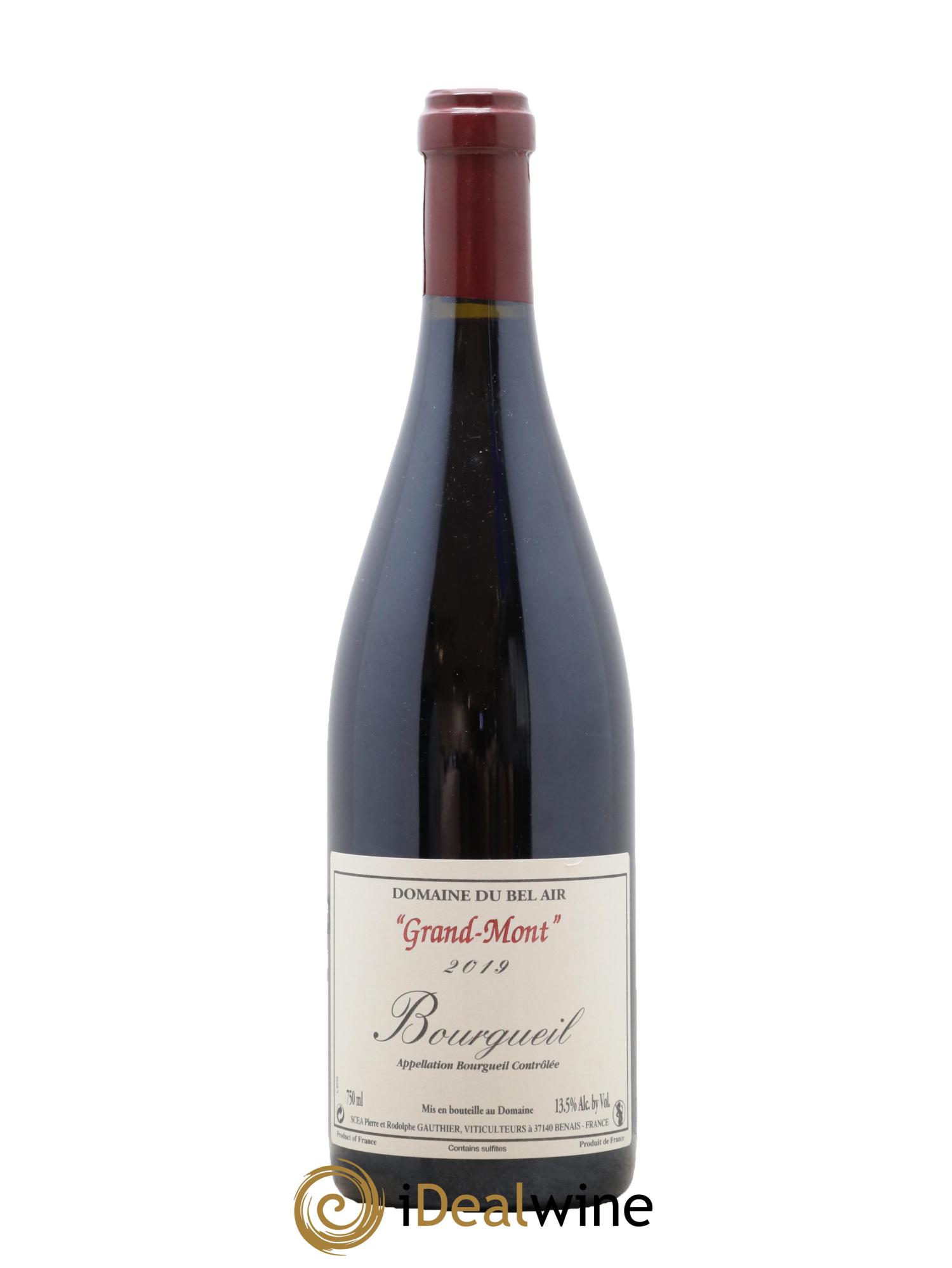 Bourgueil Grand Mont Domaine du Bel Air 2019 - Lot de 1 bouteille - 0