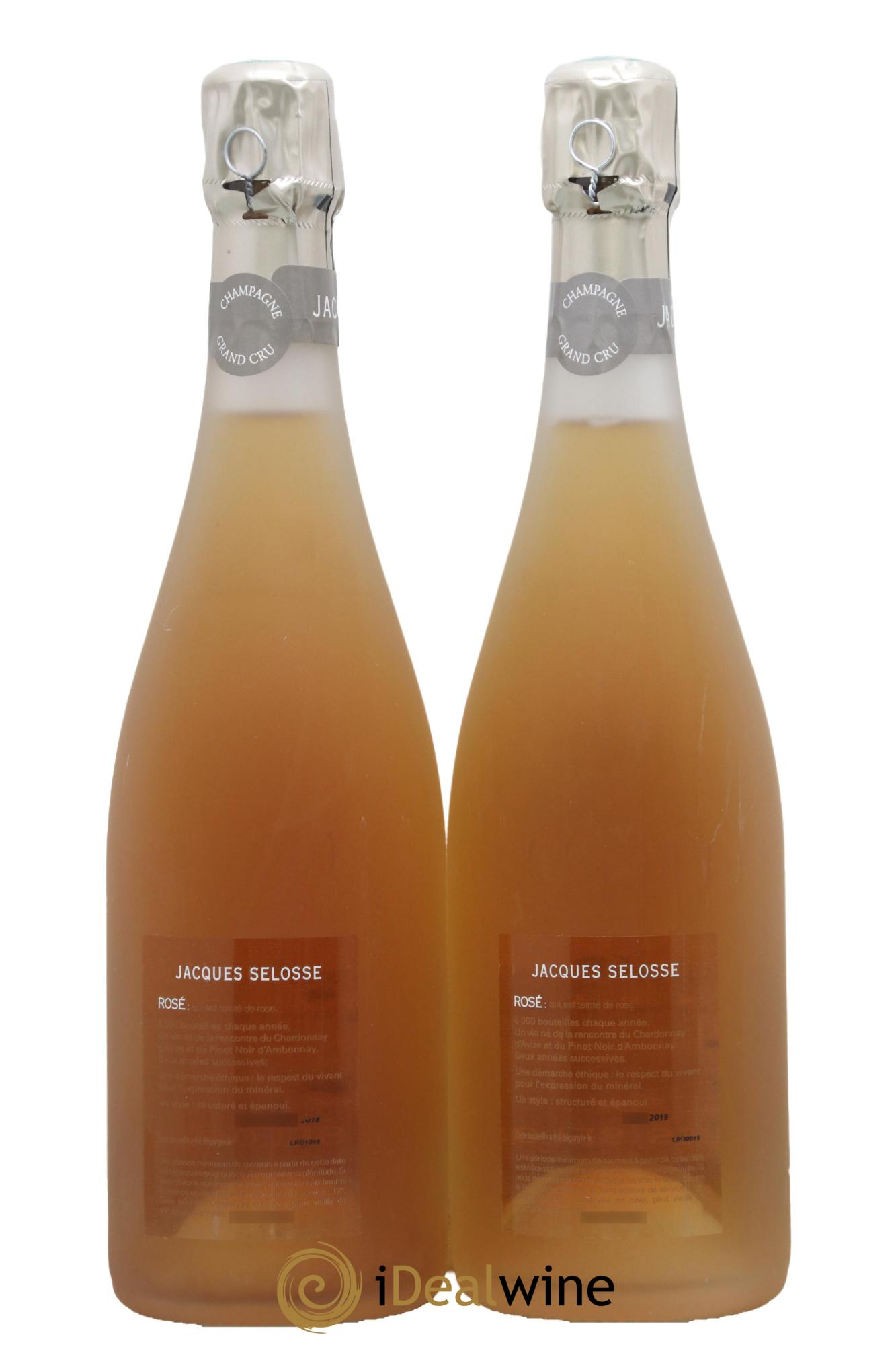 Rosé Brut Jacques Selosse - Lot of 2 bottles - 1