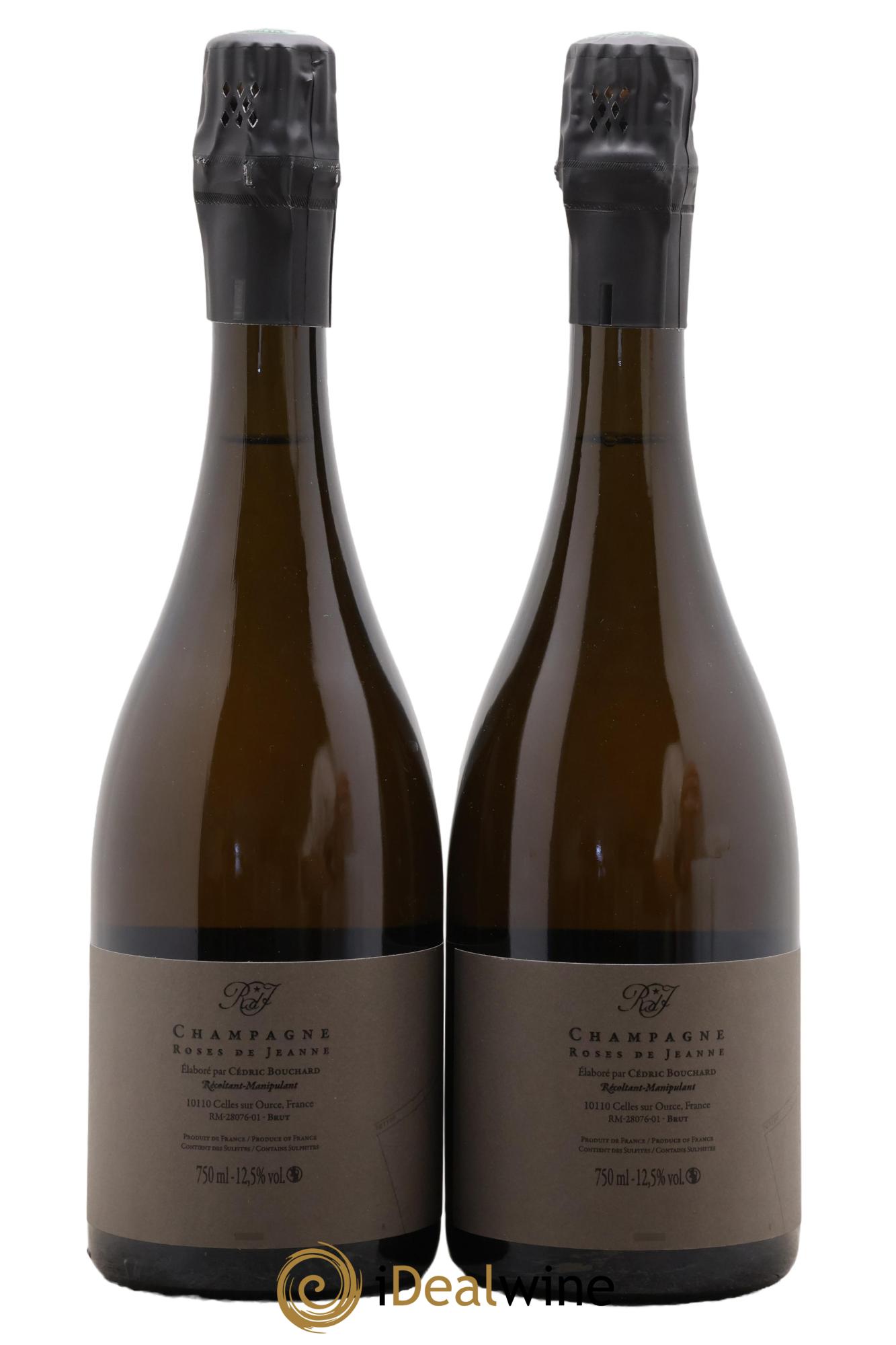 Roses de Jeanne Côte de Val Vilaine Blanc de Noirs Cédric Bouchard 2022 - Lot de 2 bouteilles - 1