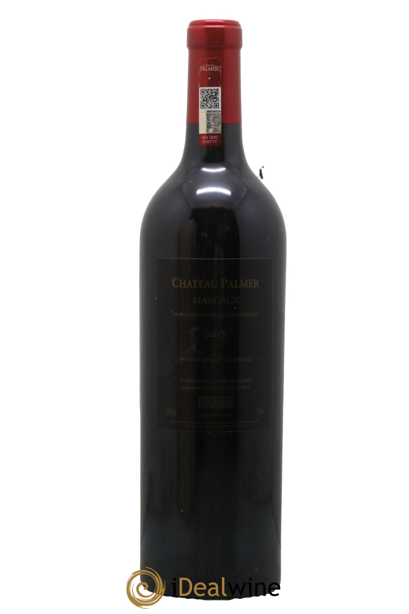 Château Palmer 3ème Grand Cru Classé 2019 - Lot de 1 bouteille - 2
