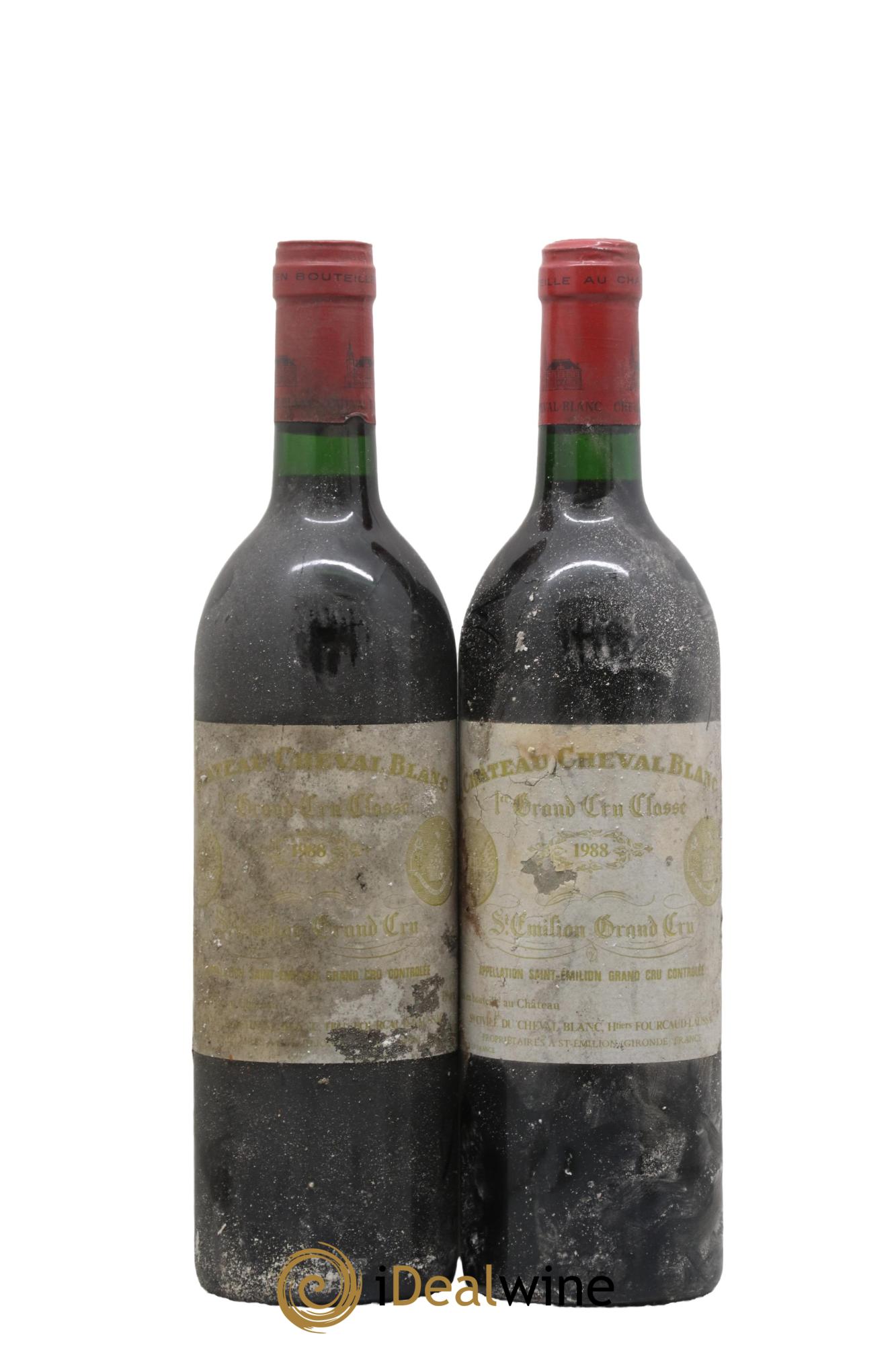 Château Cheval Blanc 1er Grand Cru Classé A 1988 - Lot de 2 bouteilles - 0