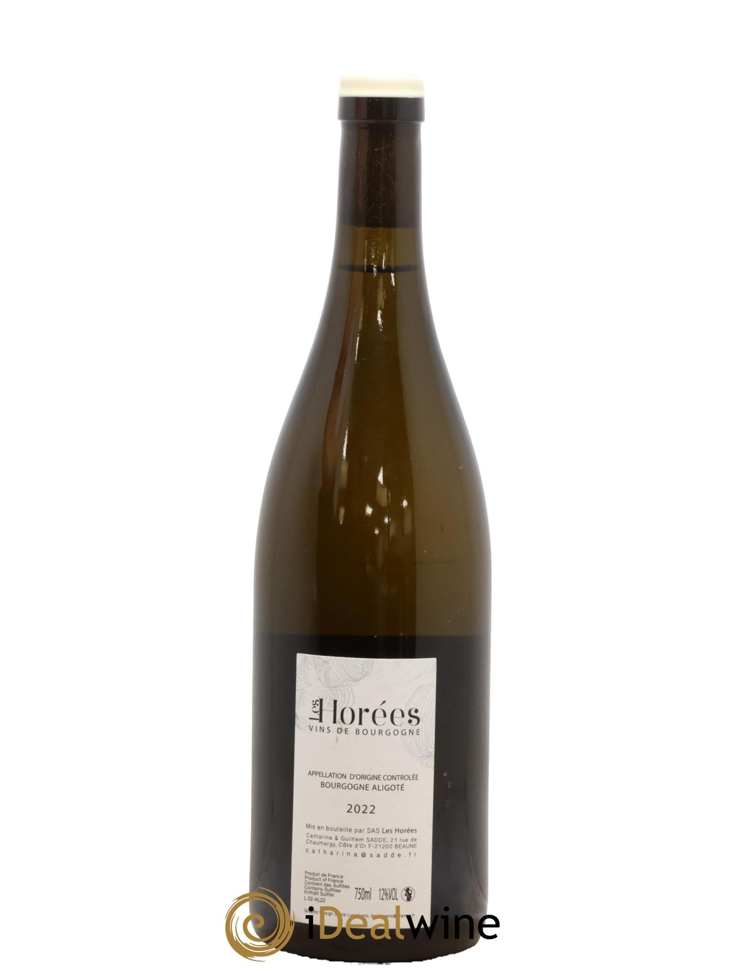 Bourgogne Aligoté En Coulezain Les Horées 2022 - Lot of 1 bottle - 1