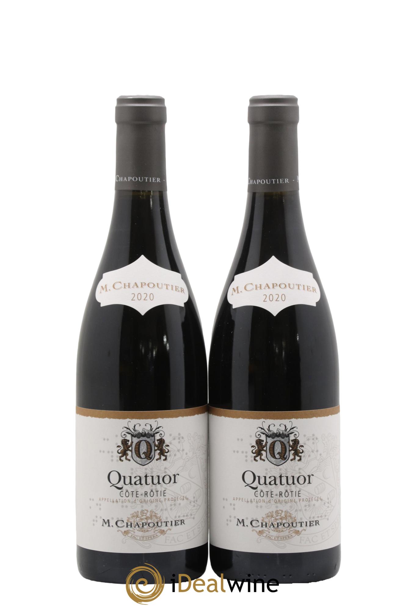 Côte-Rôtie Quatuor M. Chapoutier 2020 - Lot de 2 bouteilles - 0