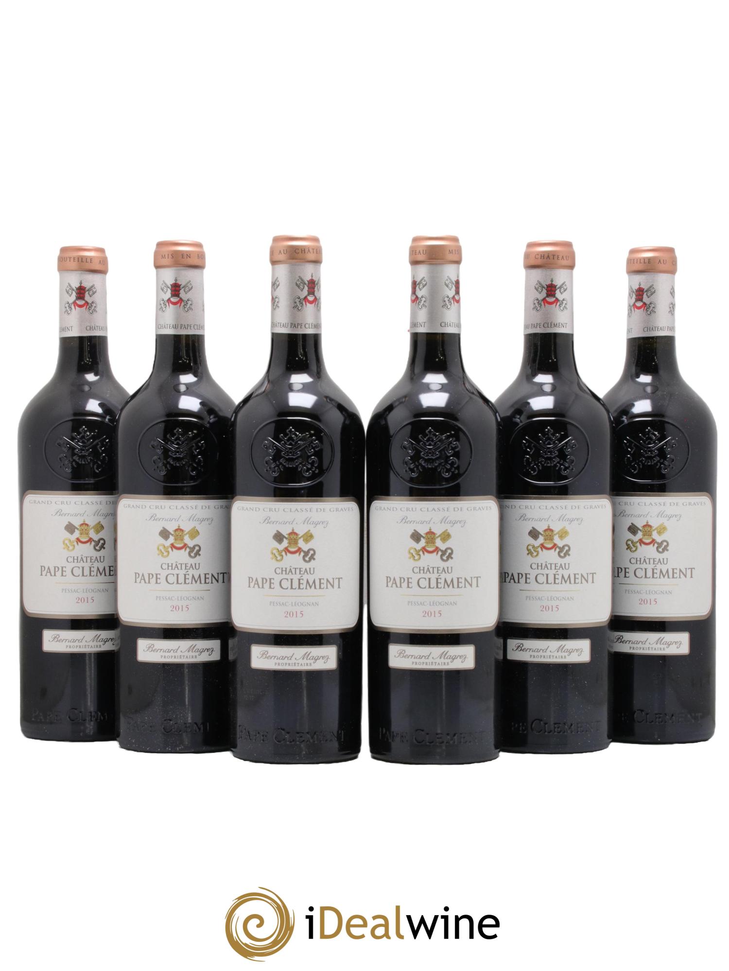 Château Pape Clément Cru Classé de Graves 2015 - Lot de 6 bouteilles - 0