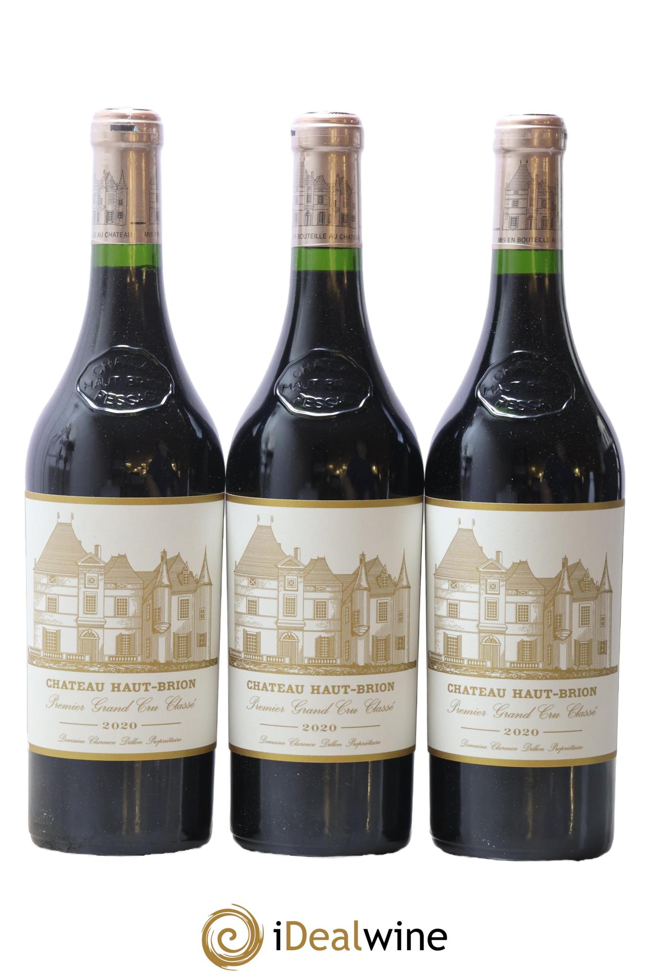 Château Haut Brion 1er Grand Cru Classé 2020 - Lot de 3 bouteilles - 0