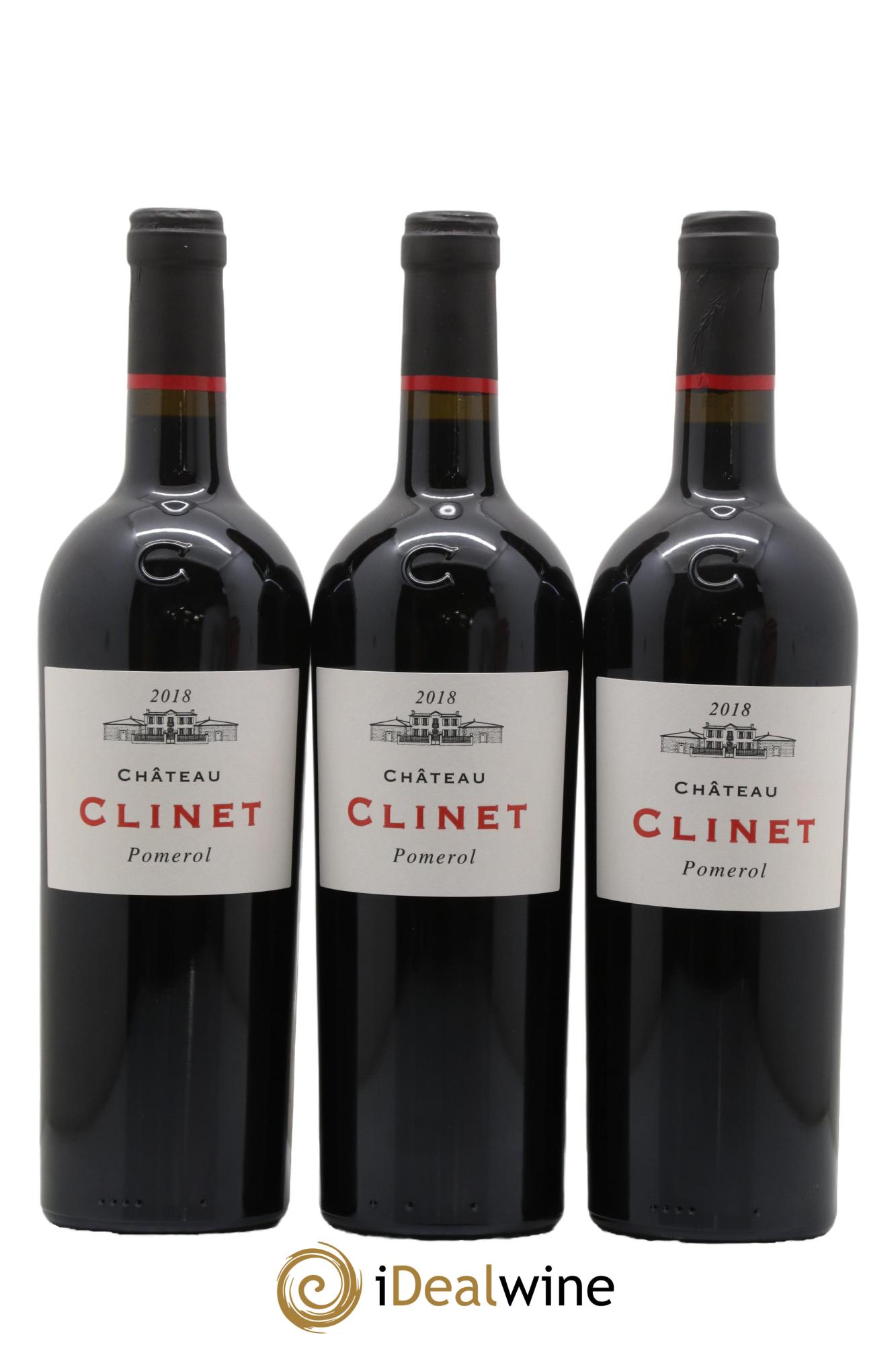 Château Clinet 2018 - Lot of 3 bottles - 0