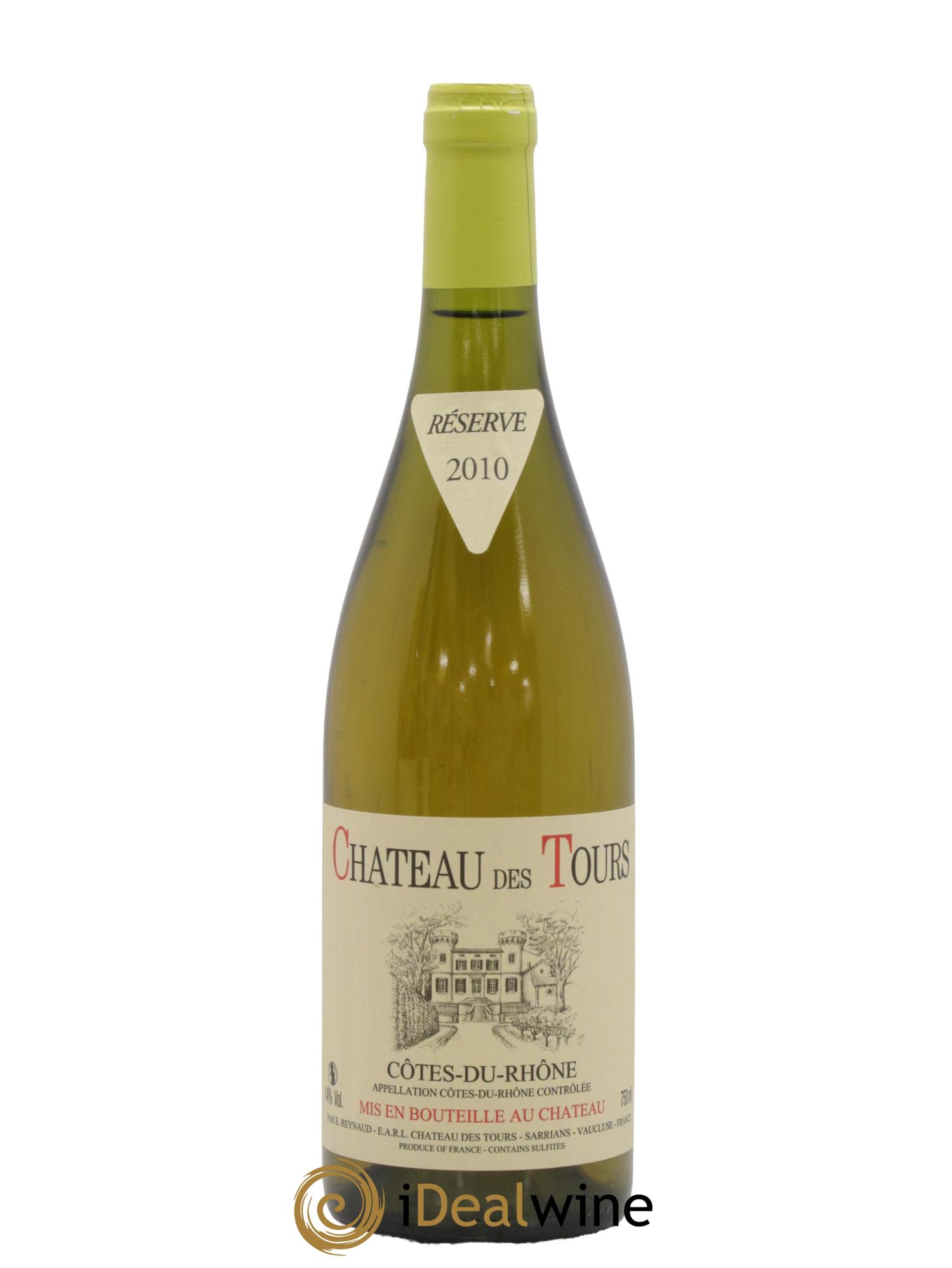Côtes-du-Rhône Château des Tours Emmanuel Reynaud 2010 - Lot de 1 bouteille - 0