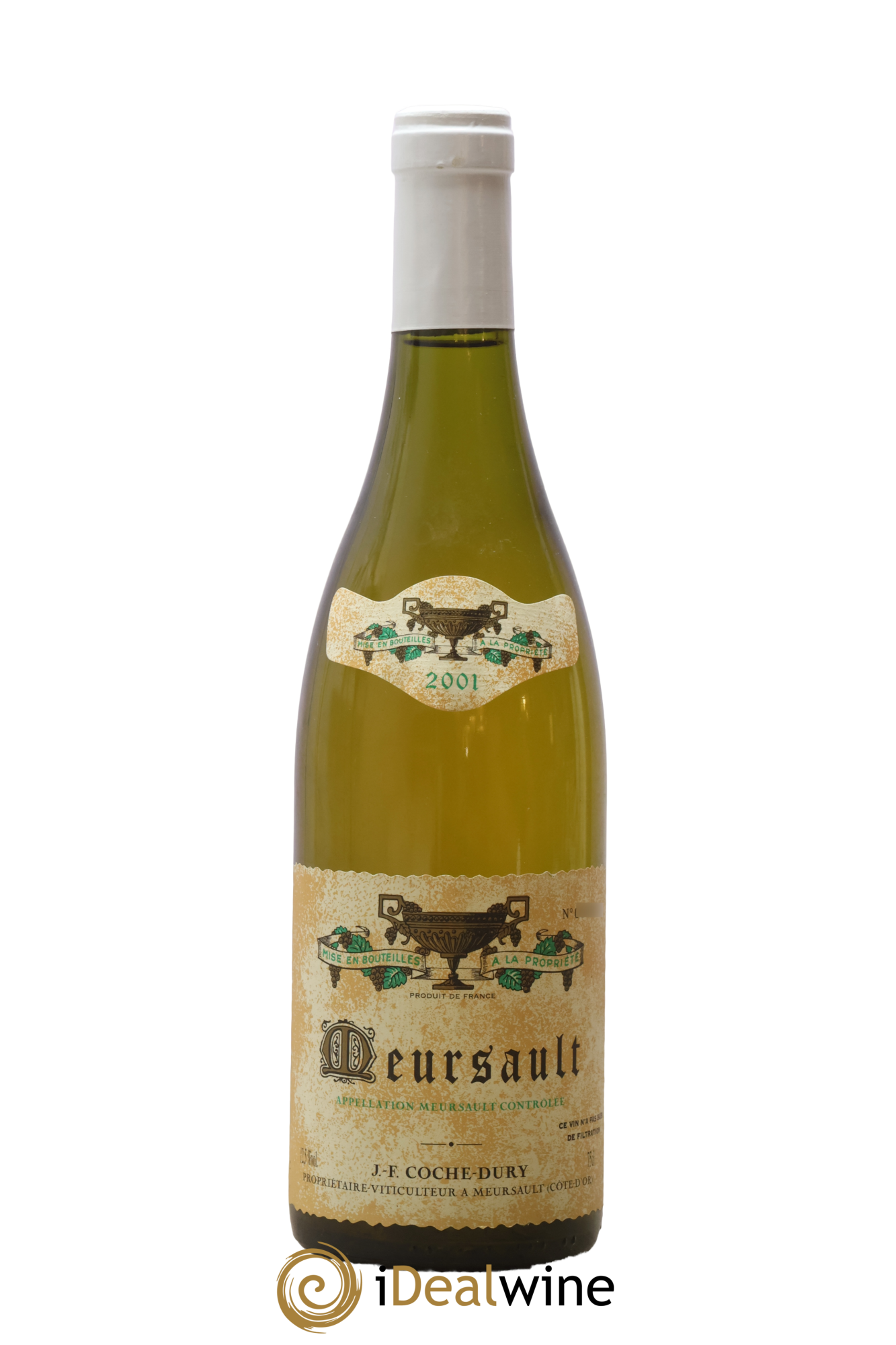 Meursault Coche Dury (Domaine) 2001 - Lot of 1 bottle - 0
