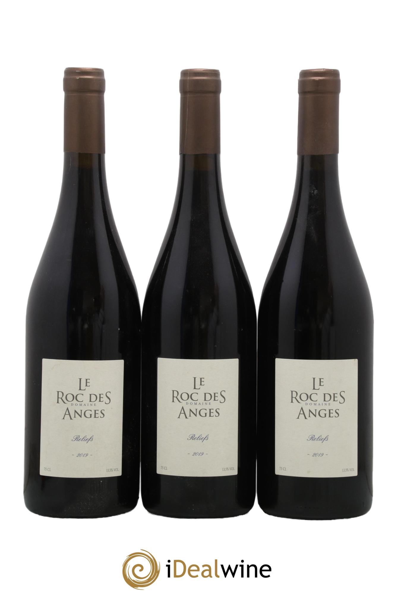 Côtes du Roussillon Roc des Anges Reliefs Marjorie et Stéphane Gallet 2019 - Lot of 3 bottles - 0