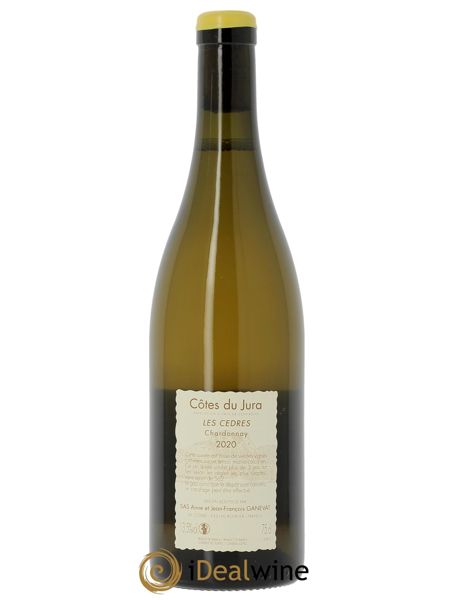 Vin de France (anciennement Côtes du Jura) Les Cèdres Anne et Jean François Ganevat  2020 - Lotto di 1 bottiglia - 1