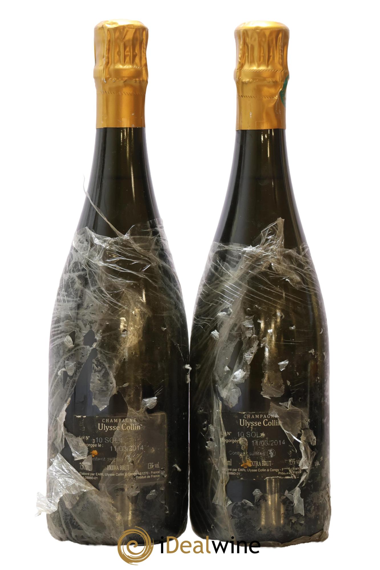 Les Roises Blanc de Blancs Extra-Brut Ulysse Collin - Lot of 2 bottles - 1