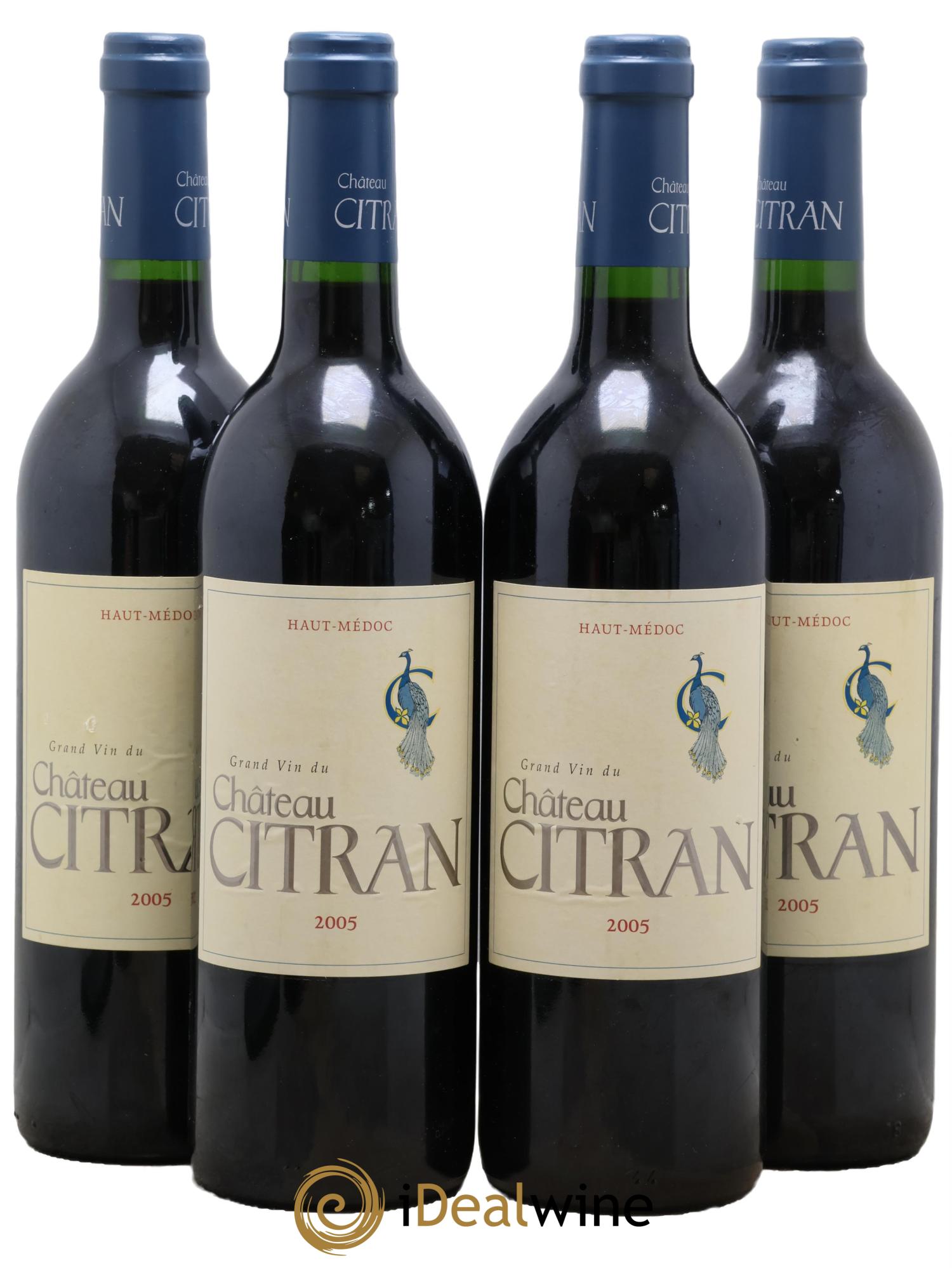 Château Citran Cru Bourgeois 2005 - Lot of 4 bottles - 0