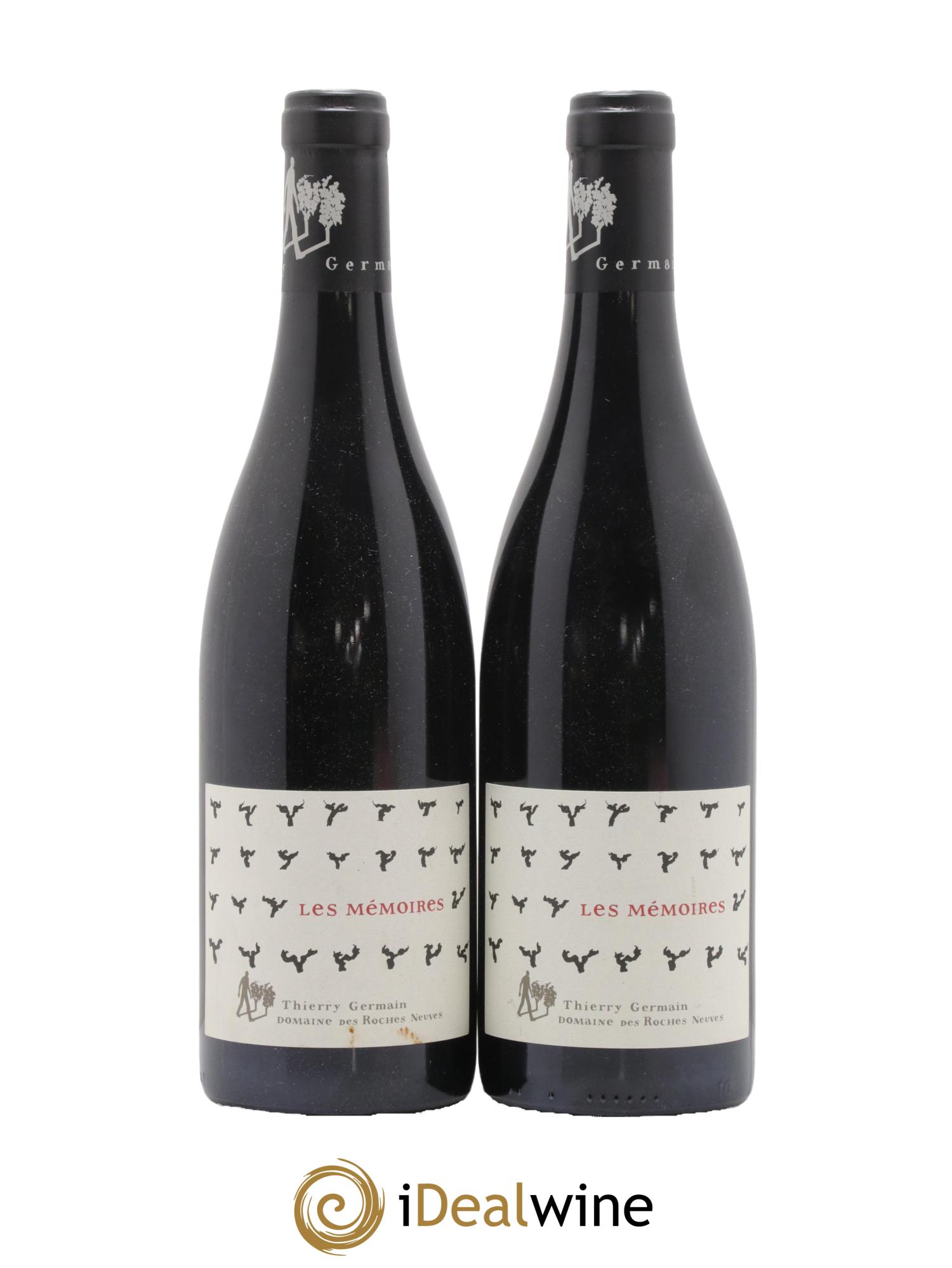 Saumur-Champigny Les Mémoires Domaine des Roches Neuves - Thierry Germain 2017 - Lot de 2 bouteilles - 0