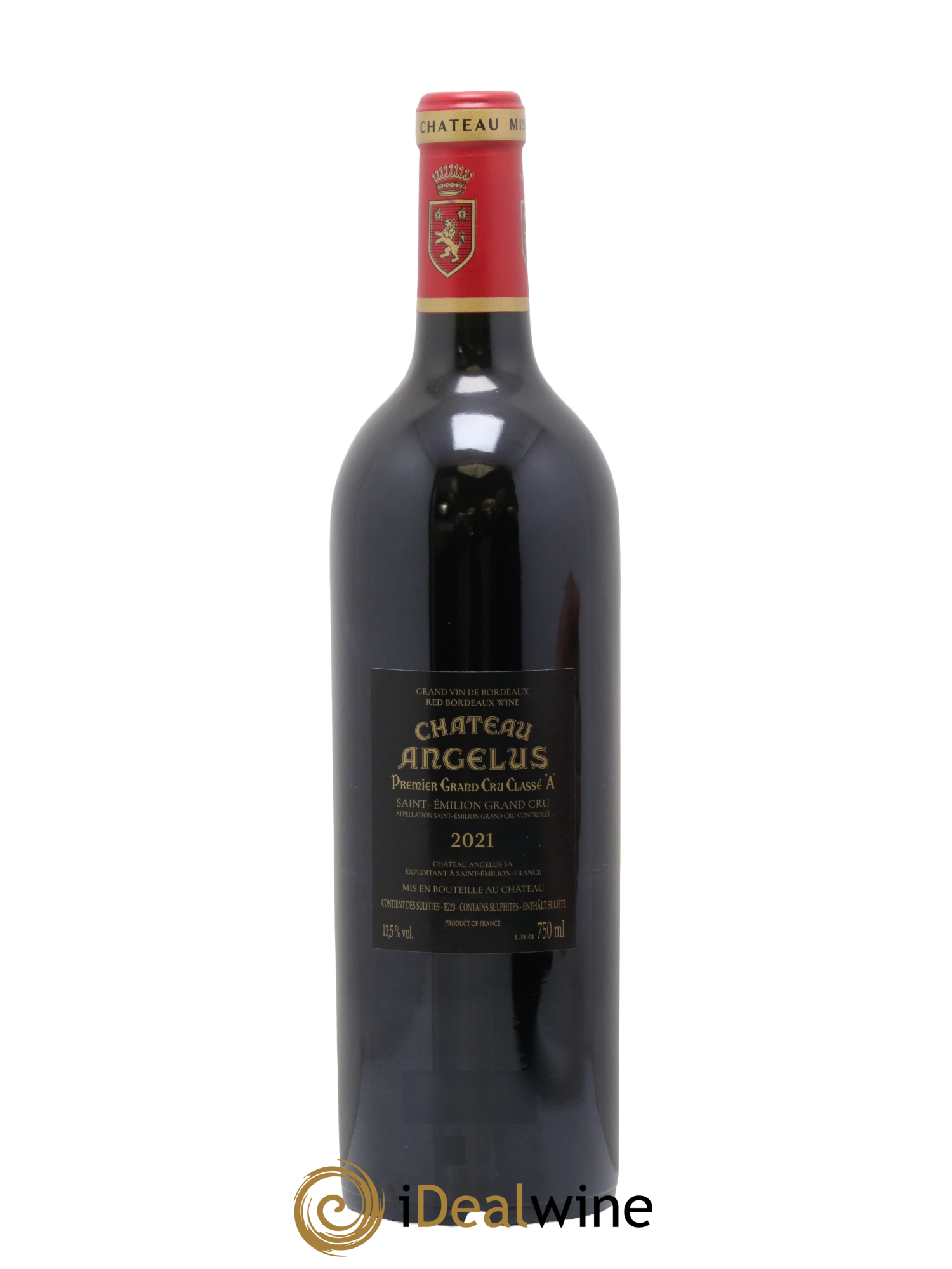 Château Angélus 1er Grand Cru Classé A 2021 - Lot de 1 bouteille - 1