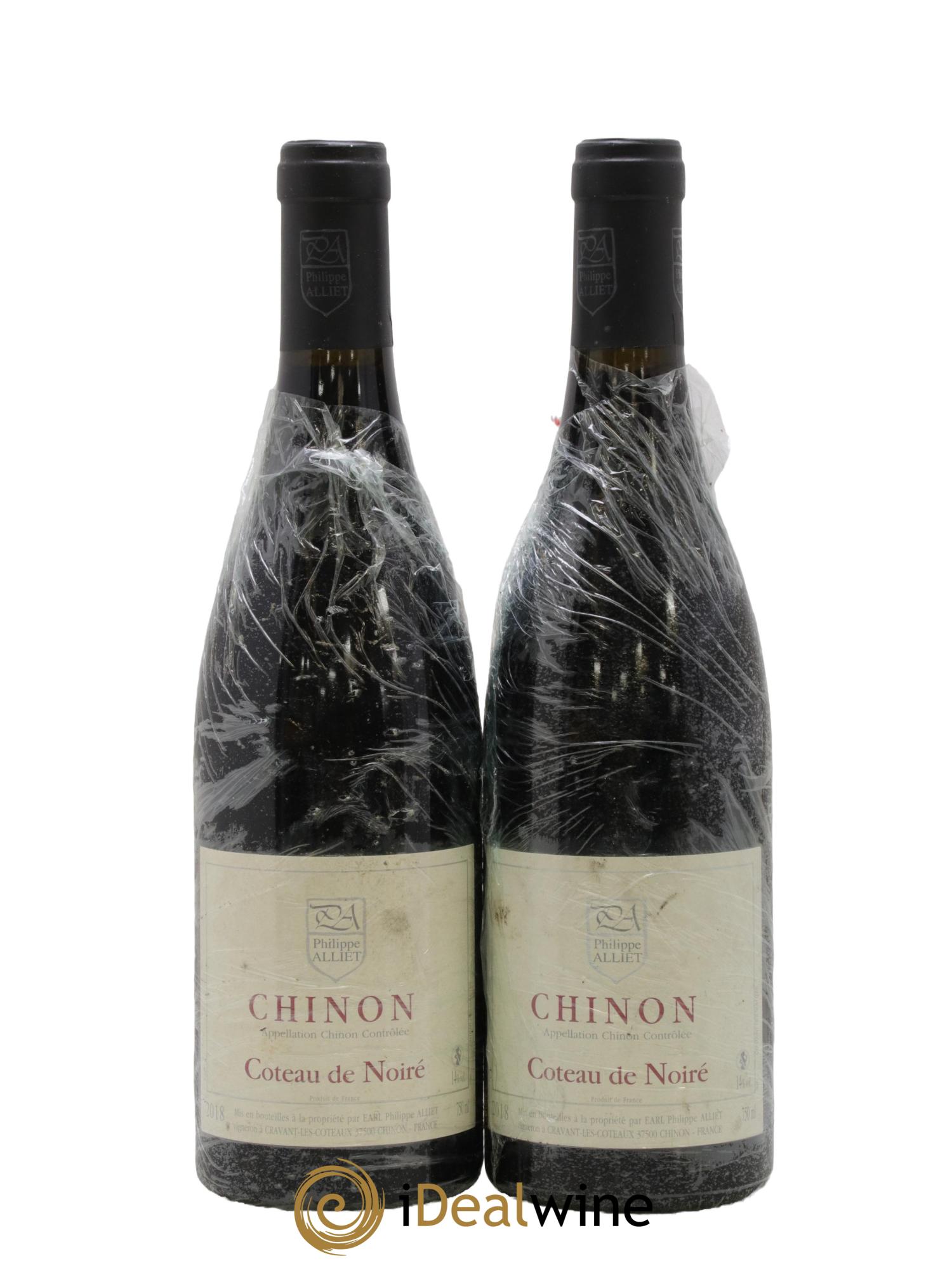 Chinon Coteau de Noiré Philippe Alliet 2018 - Lot de 2 bouteilles - 0