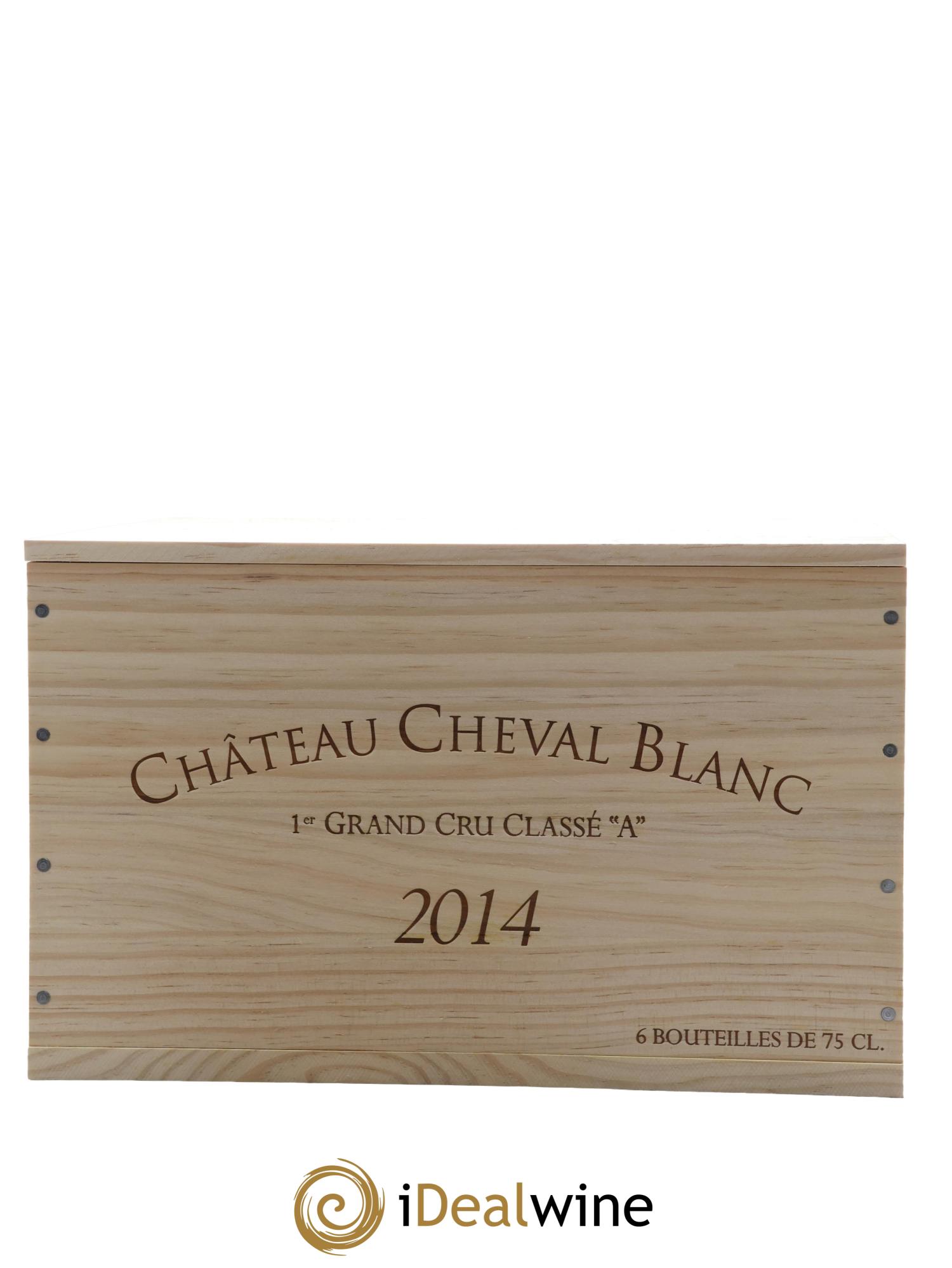 Château Cheval Blanc 1er Grand Cru Classé A 2014 - Lot de 6 bouteilles - 6