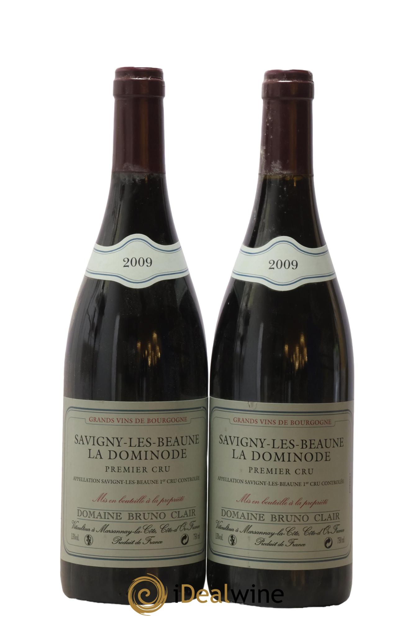 Savigny-lès-Beaune 1er Cru La Dominode Bruno Clair (Domaine) 2009 - Lotto di 2 bottiglie - 0