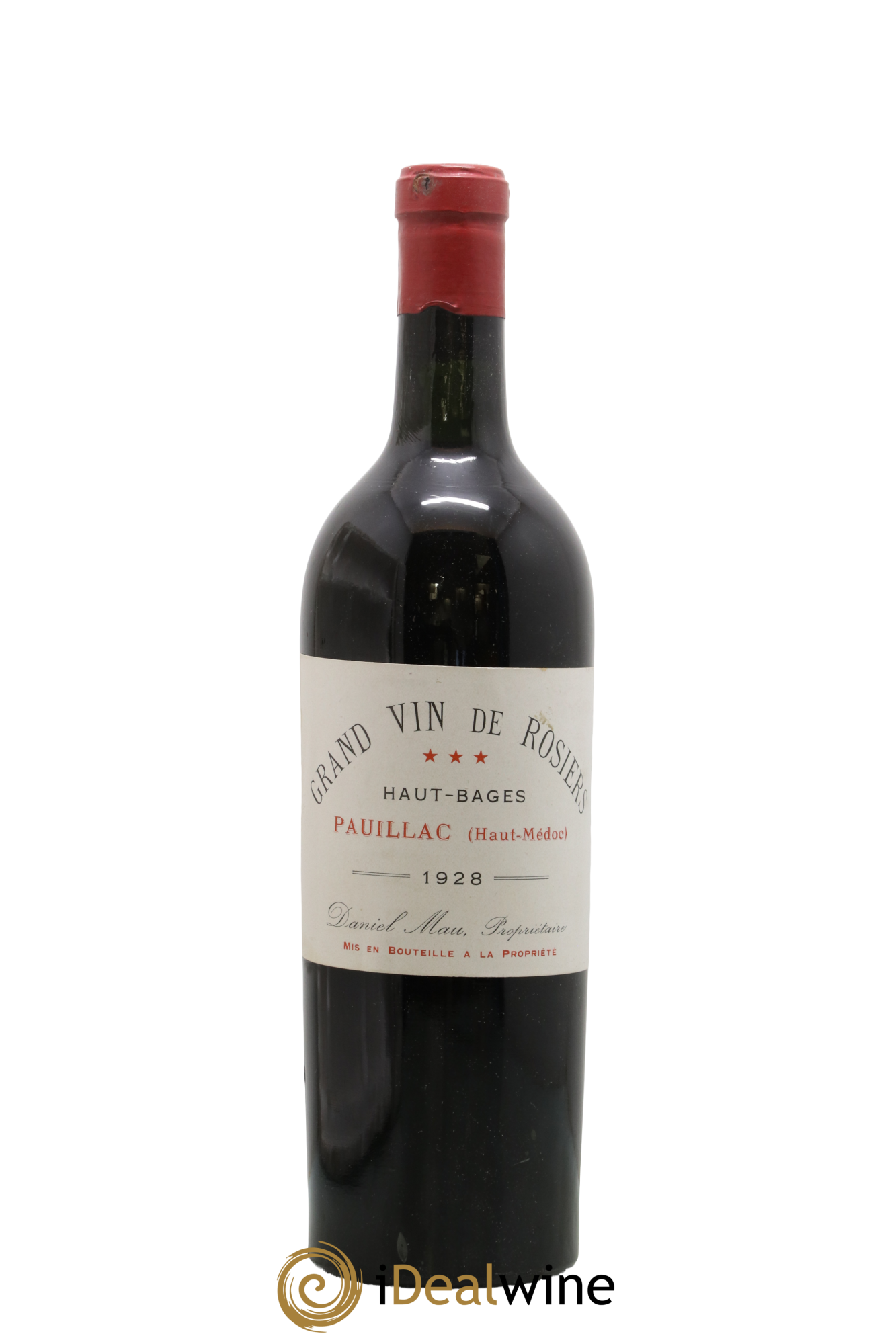 Pauillac Grand vin de Rosiers Château Haut Bages 1928 - Lot of 1 bottle - 0