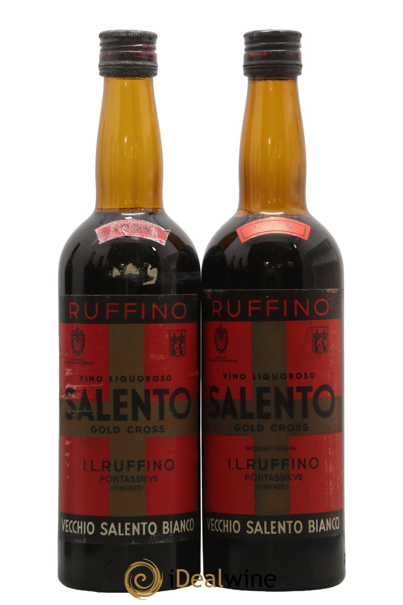 Italie Salento IGT Red Label Ruffino 1954 - Lot de 2 bouteilles - 0