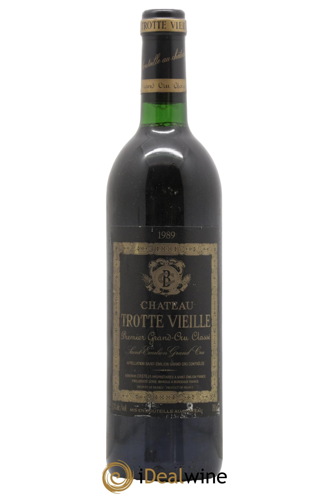 Château Trotte Vieille 1er Grand Cru Classé B 1989 - Lot de 1 bouteille - 0