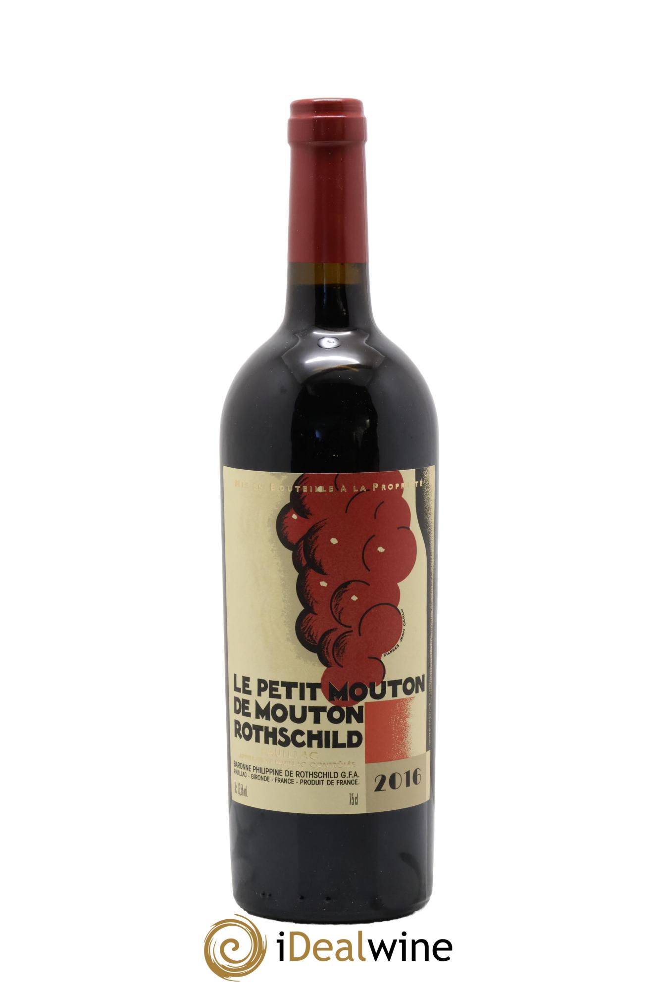 Petit Mouton Second Vin 2016 - Posten von 1 Flasche - 0