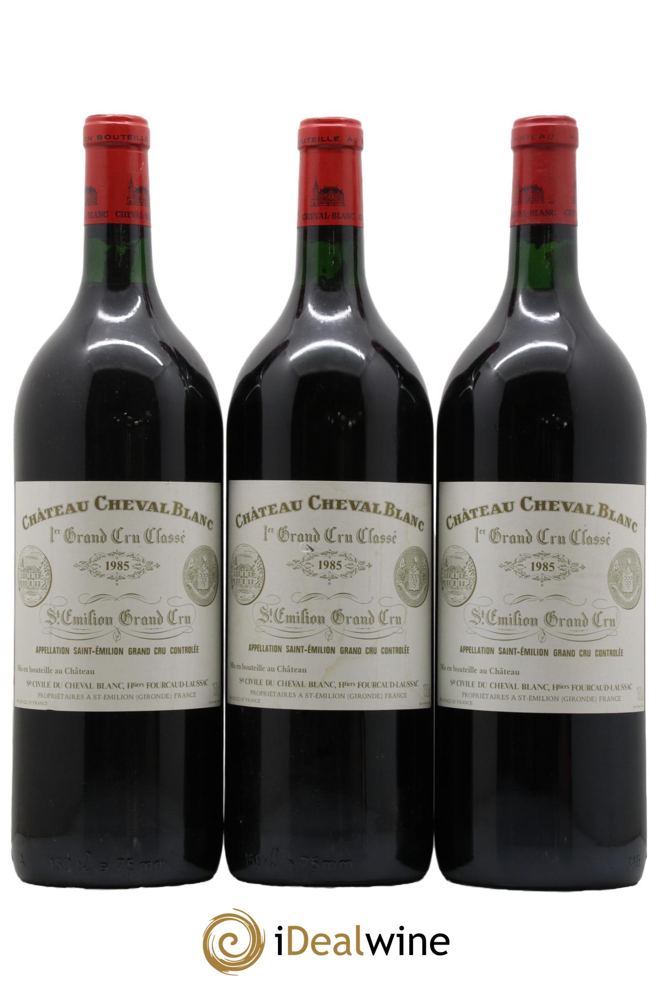 Château Cheval Blanc 1er Grand Cru Classé A 1985 - Lot de 3 magnums - 0