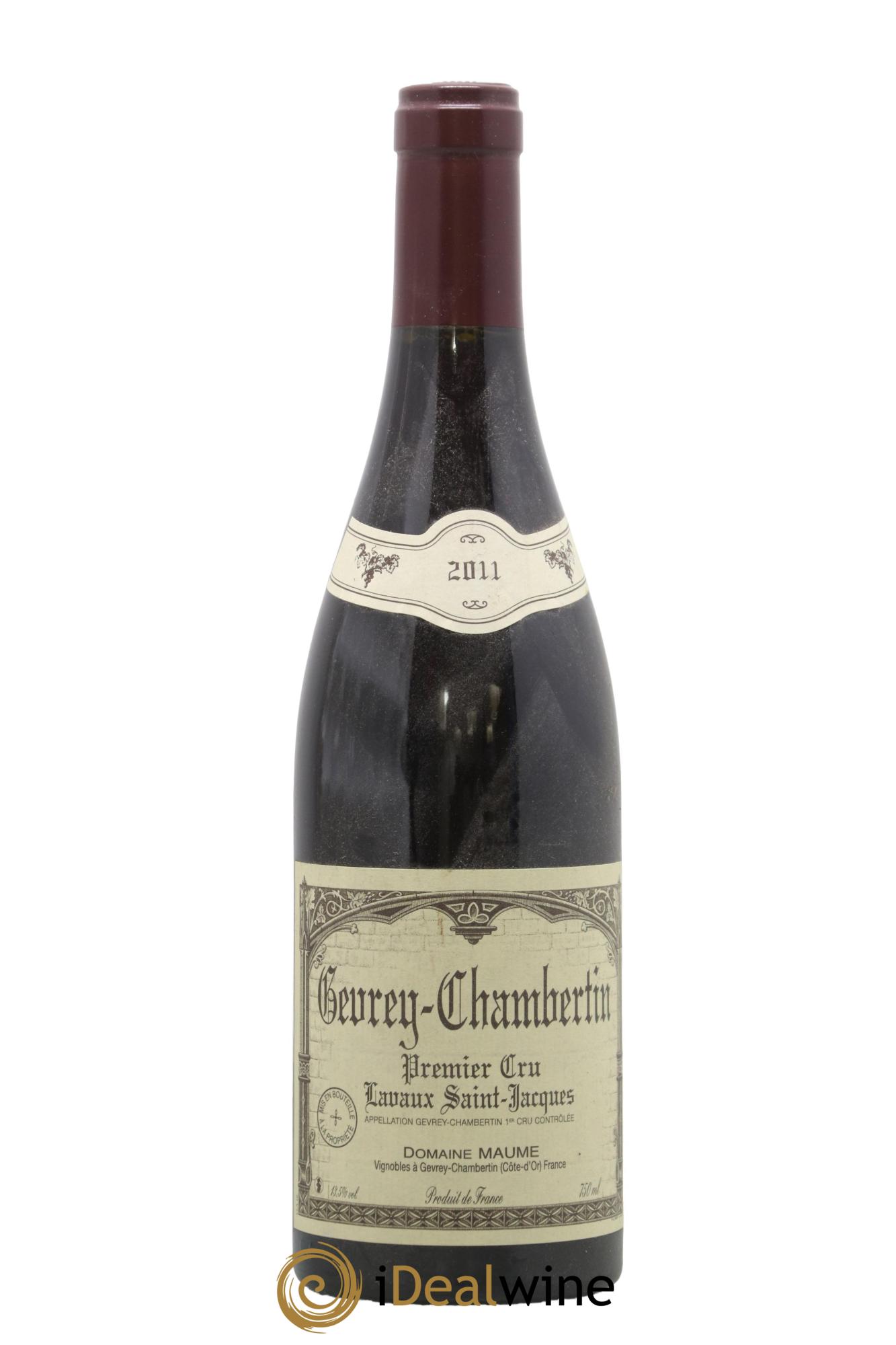 Gevrey-Chambertin 1er Cru Lavaux Saint Jacques Maume (Domaine) 2011 - Lot of 1 bottle - 0
