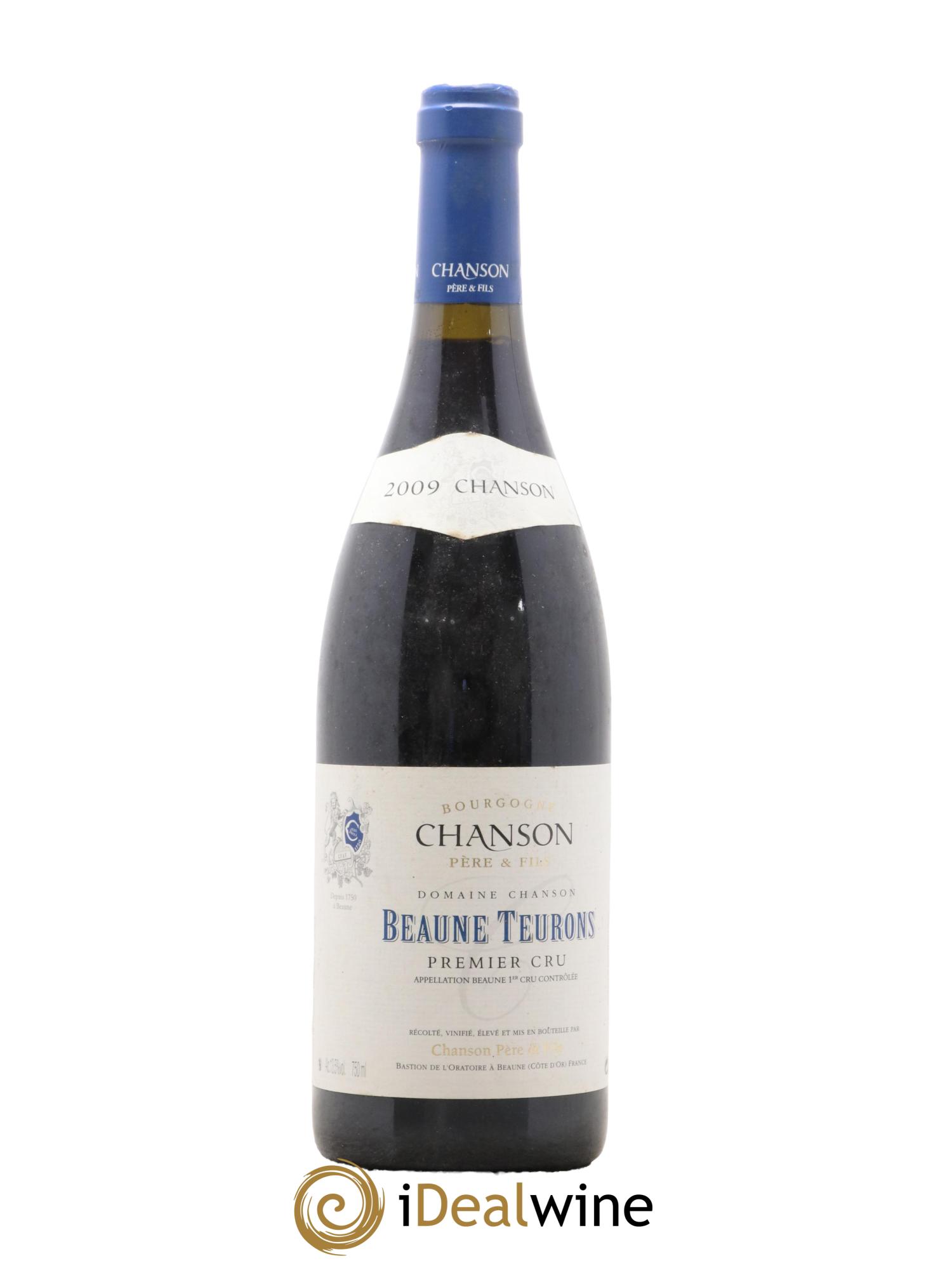 Beaune Teurons Chanson Père et Fils 2009 - Lot de 1 bouteille - 0