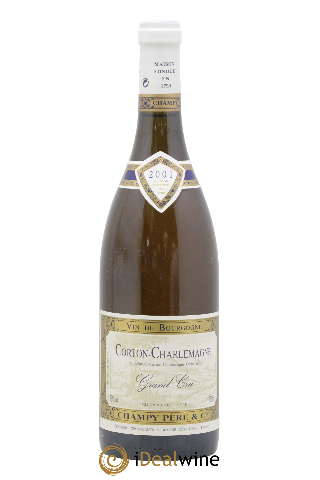 Corton-Charlemagne Grand Cru Maison Champy 2001 - Posten von 1 Flasche - 0