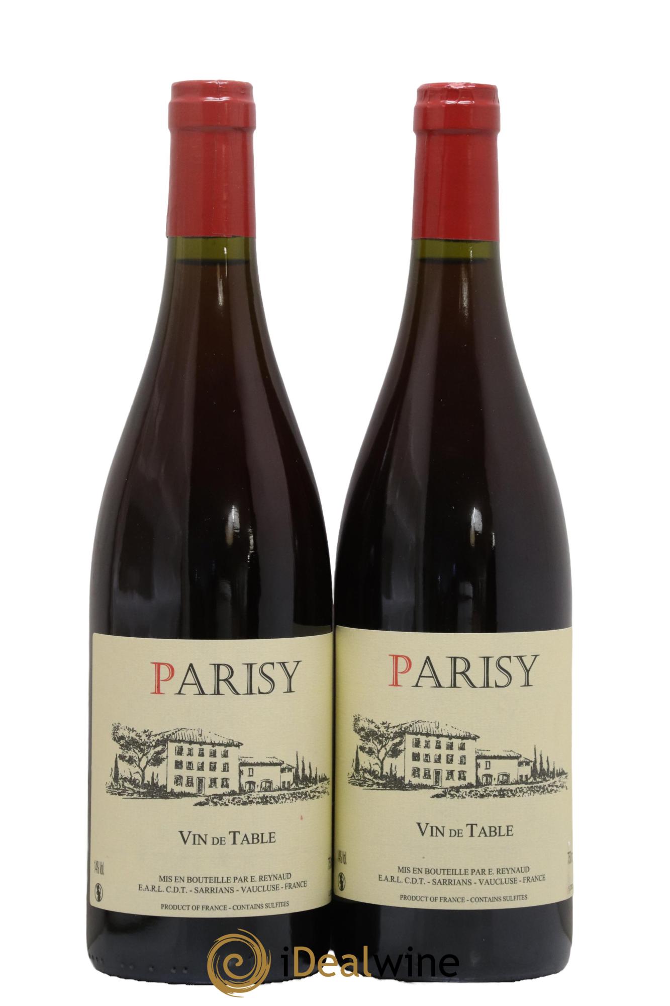 Vin de Table Parisy Emmanuel Reynaud 2020 - Lot of 2 bottles - 0