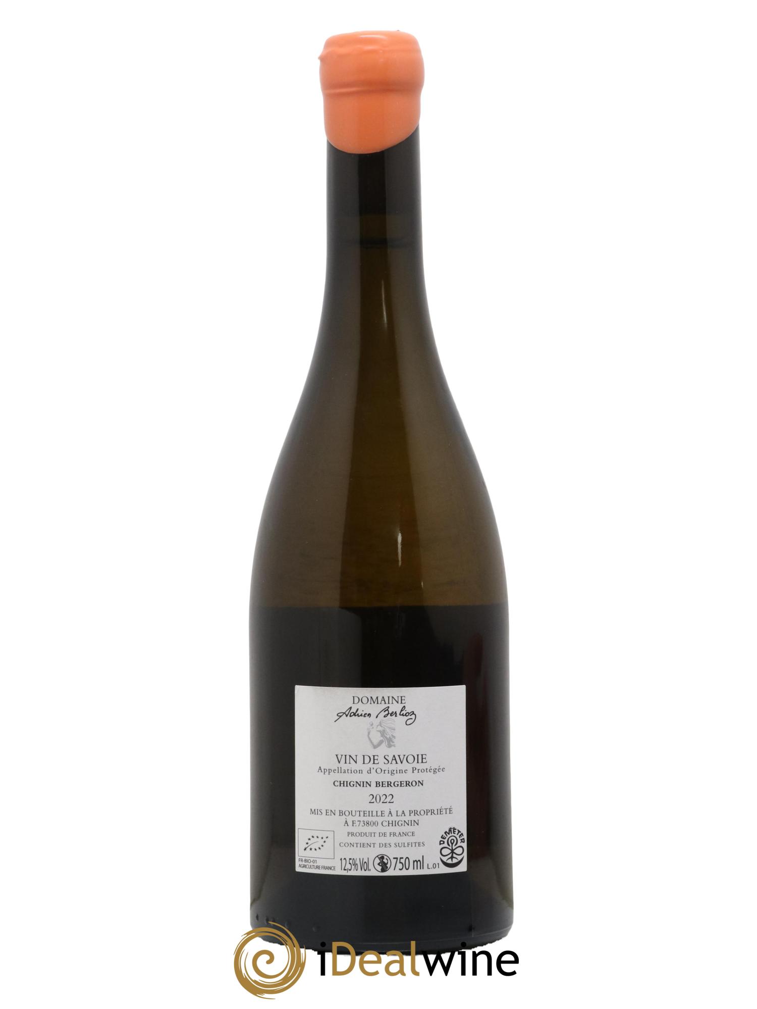 Vin de Savoie Chignin-Bergeron Raipoumpou Adrien Berlioz 2022 - Lot de 1 bouteille - 1
