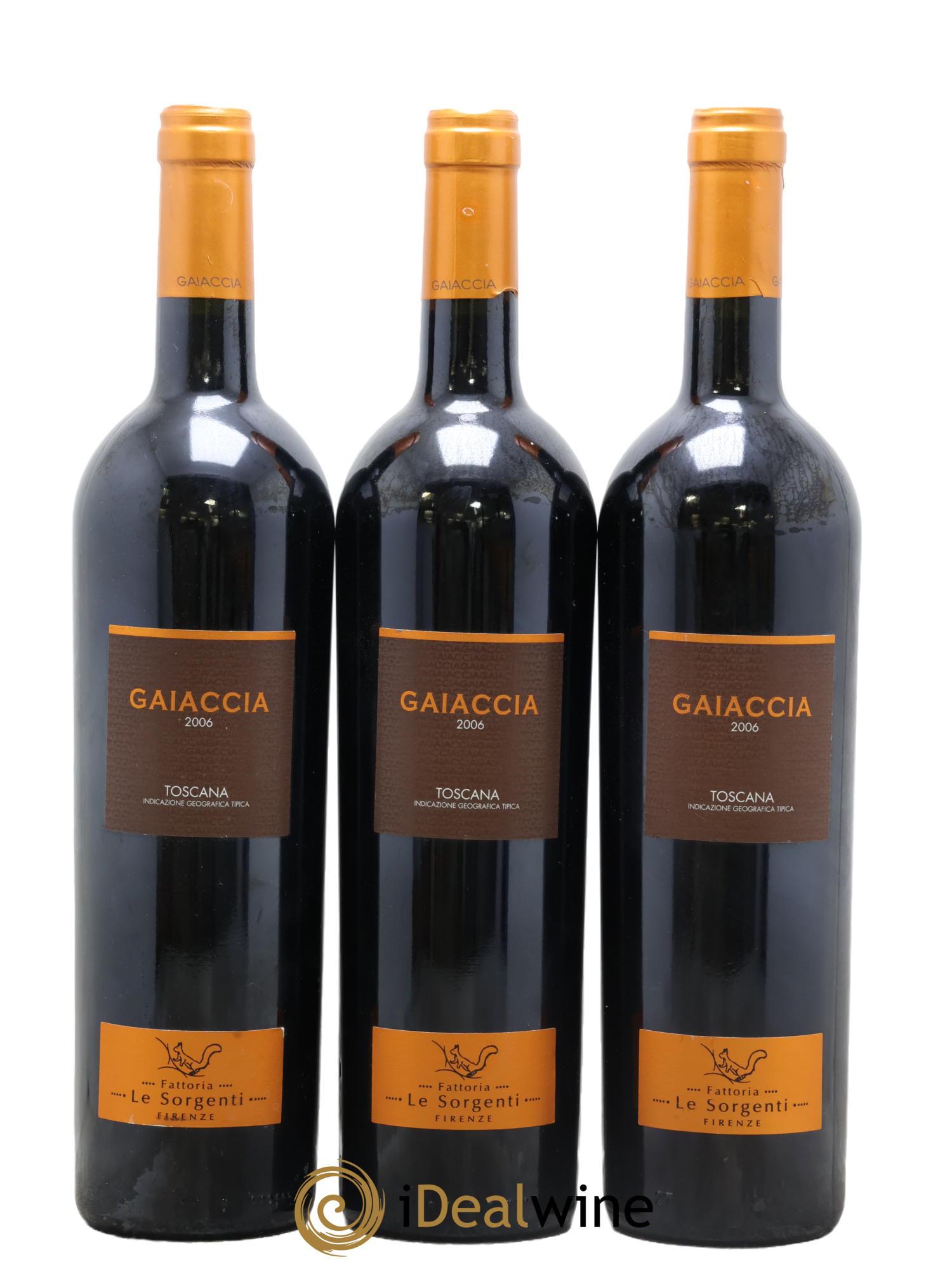 Toscana IGT Gaiaccia Le Sorgenti 2006 - Lotto di 3 bottiglie - 0