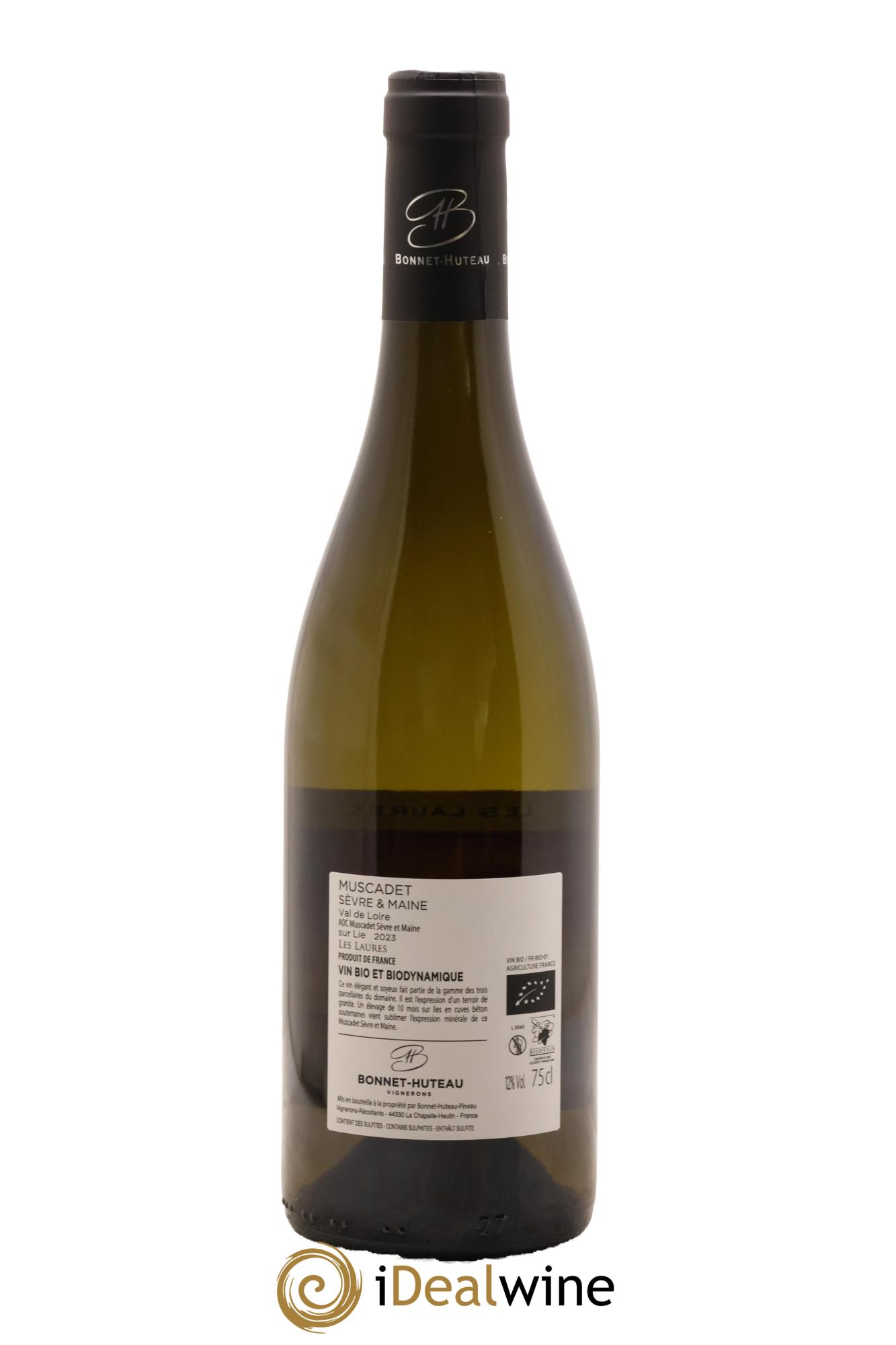 Muscadet-Sèvre-et-Maine Les Laures Bonnet-Huteau 2023 - Posten von 1 Flasche - 1