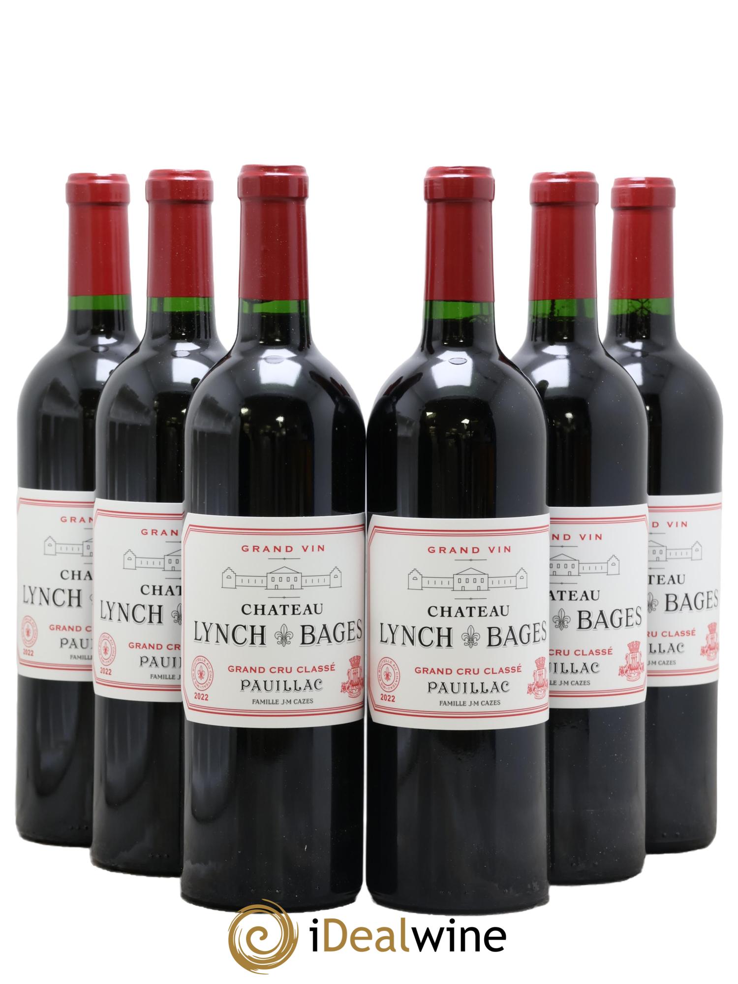 Château Lynch Bages 5ème Grand Cru Classé 2022 - Lot de 6 bouteilles - 0