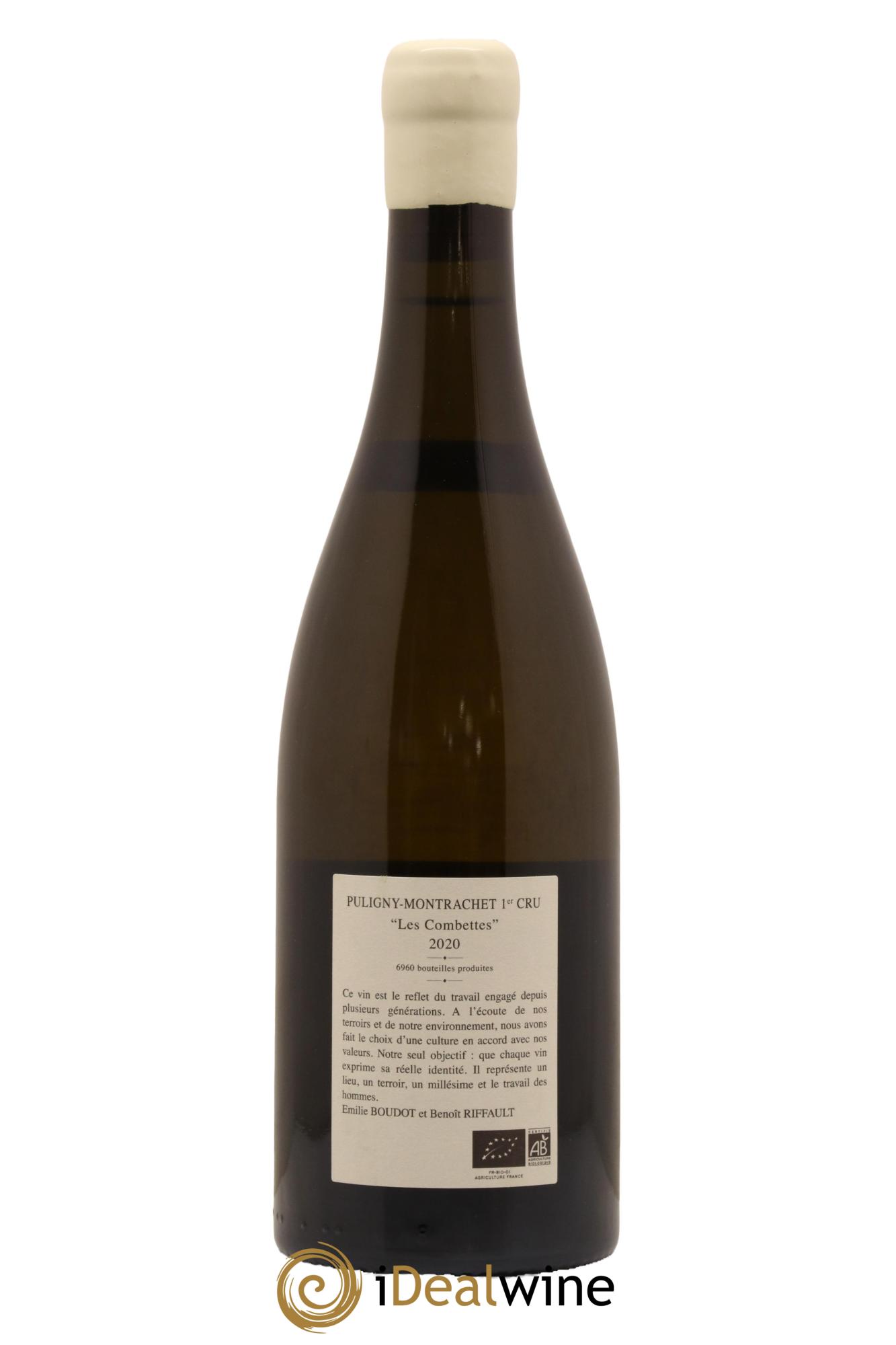 Puligny-Montrachet 1er Cru Les Combettes Etienne Sauzet 2020 - Lot de 1 bouteille - 1
