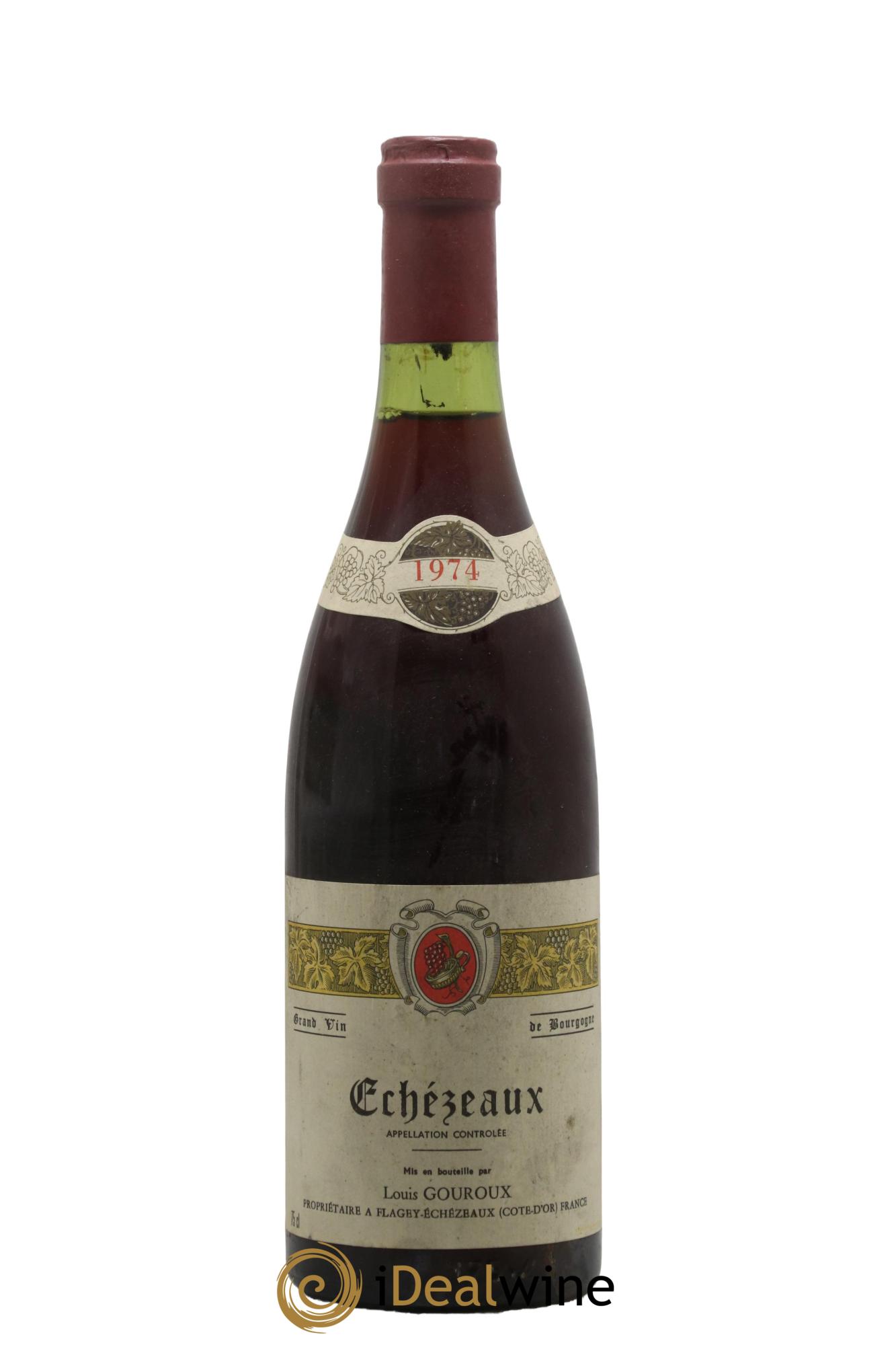 Echezeaux Grand Cru Louis Gouroux 1974 - Lot de 1 bouteille - 0