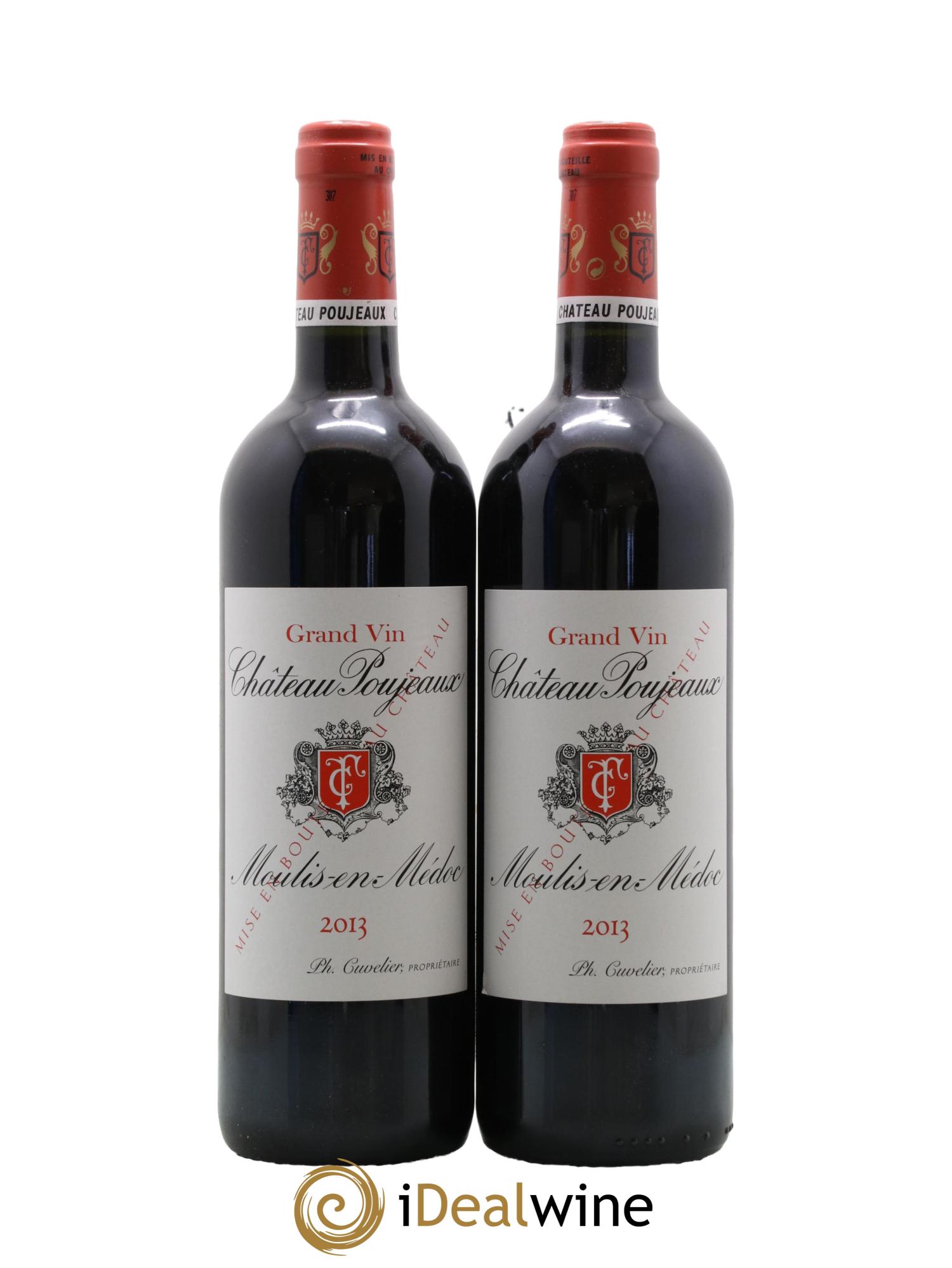 Château Poujeaux 2013 - Lot de 2 bouteilles - 0