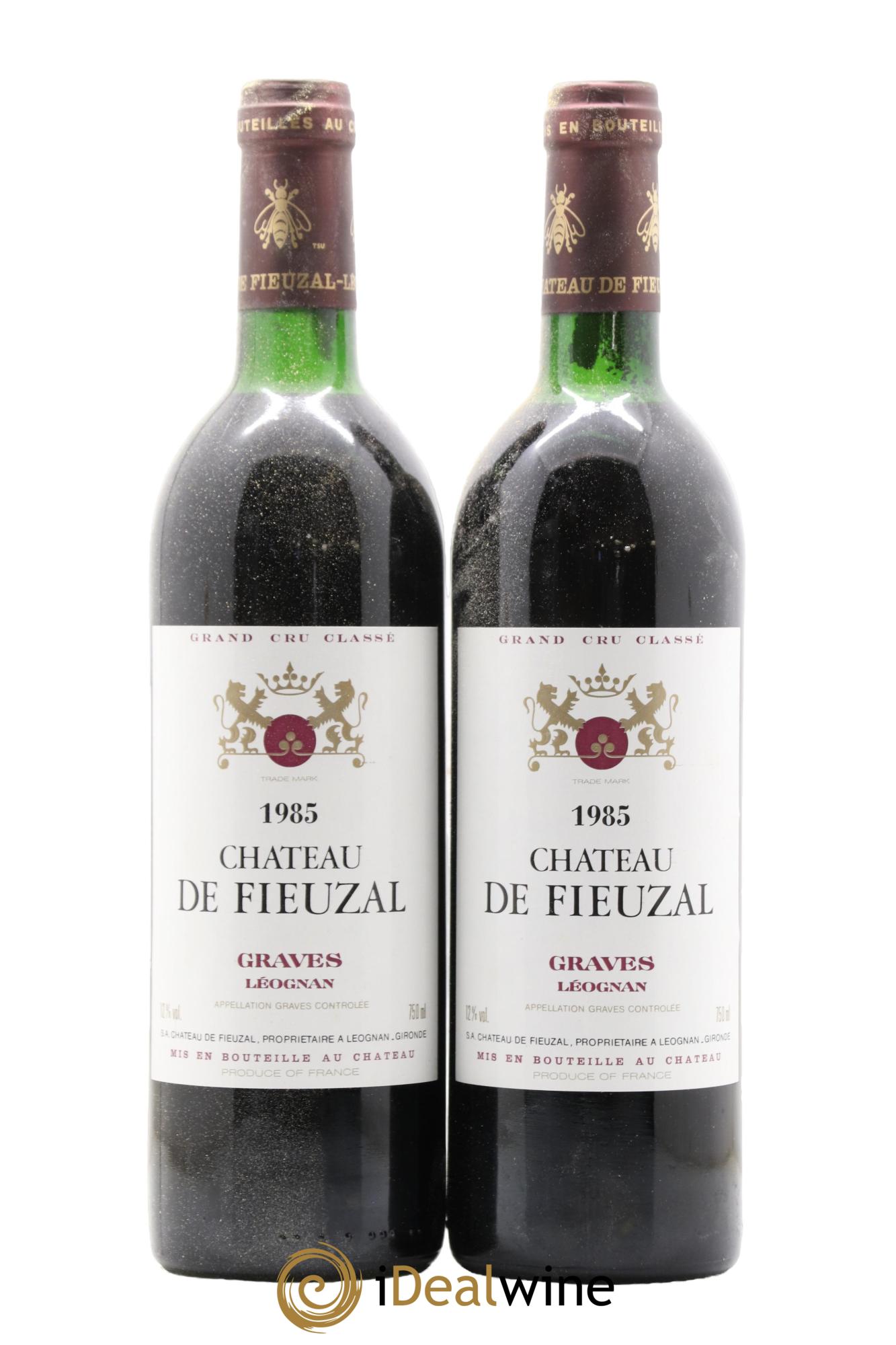 Château de Fieuzal Cru Classé de Graves 1985 - Lot de 2 bouteilles - 0