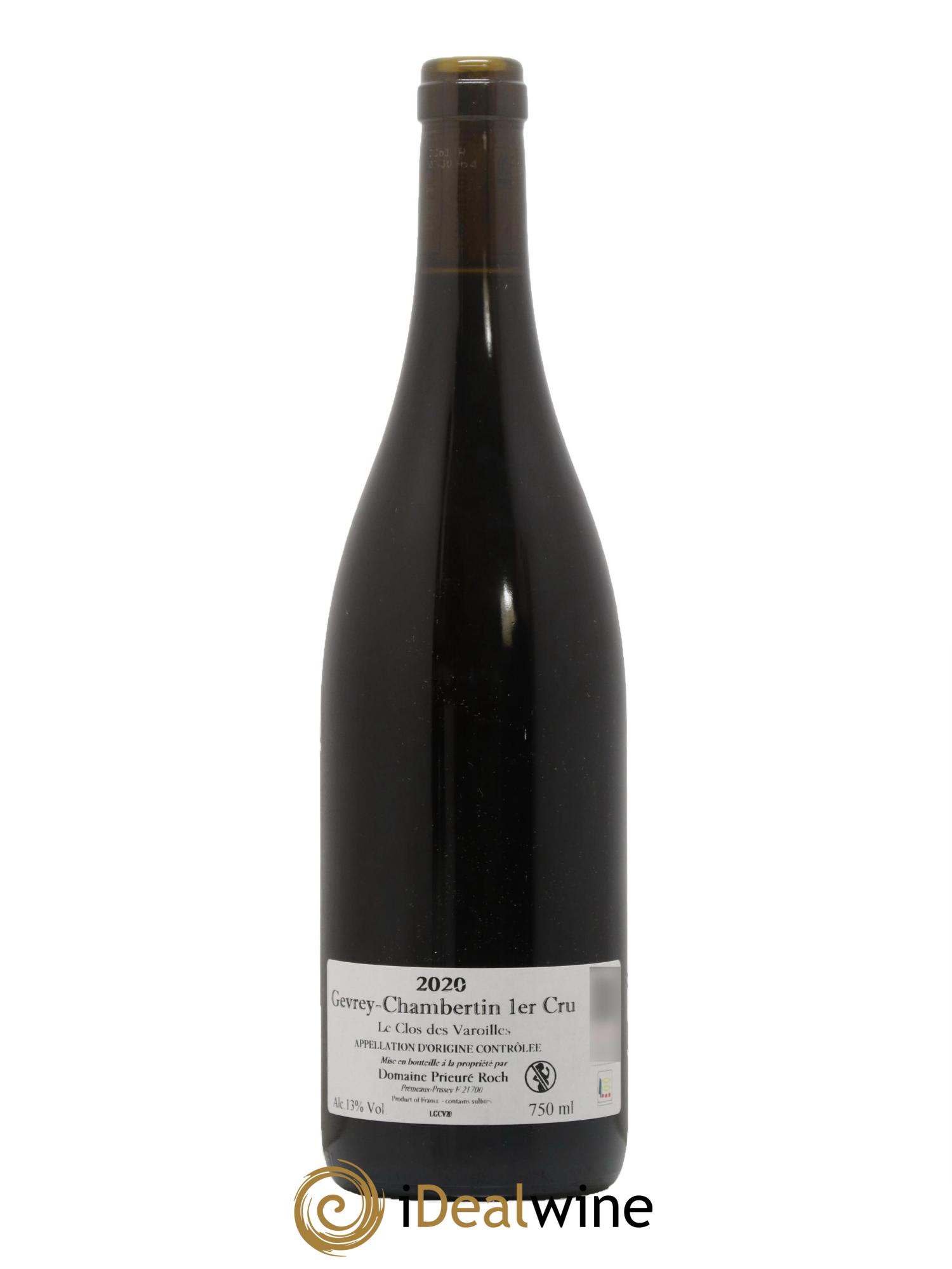 Gevrey-Chambertin 1er Cru Le Clos des Varoilles Monopole Prieuré Roch 2020 - Lotto di 1 bottiglia - 1